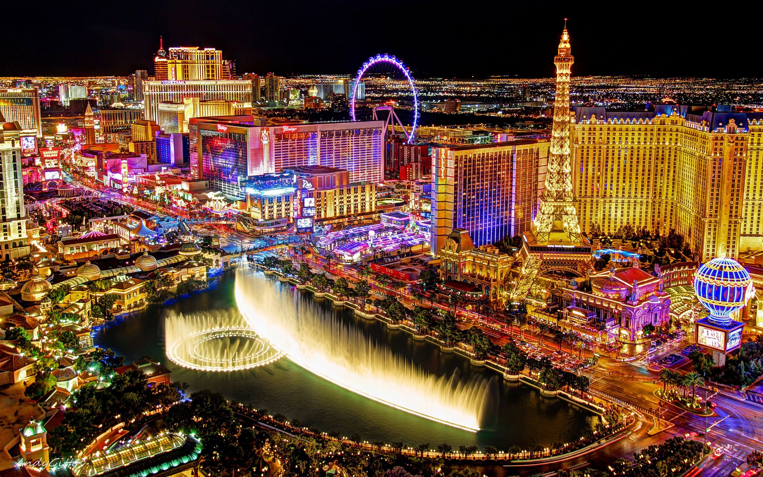 Las Vegas Strip Night Desktop Wallpaper Vegas Strip Background Images 