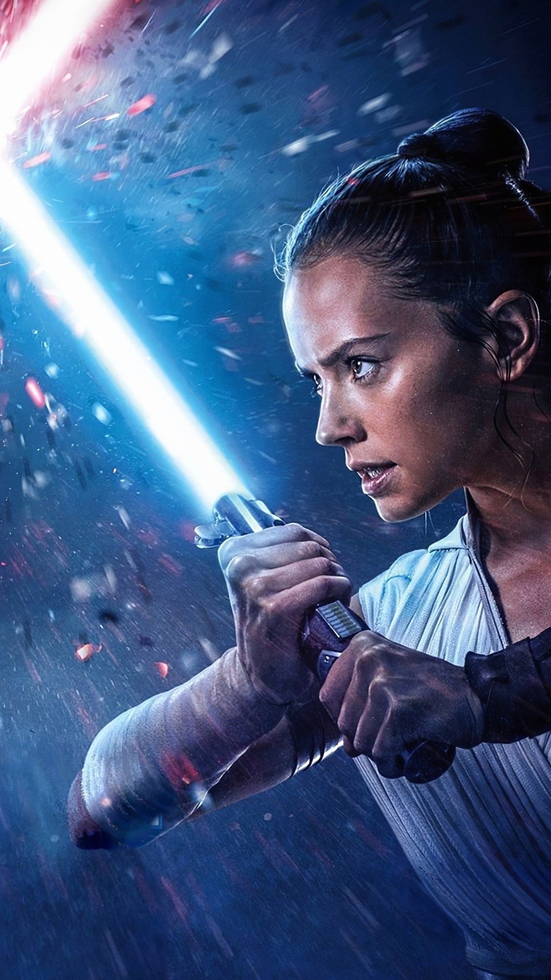 Rise of Skywalker, Movie characters, Epic battle scenes, Intergalactic adventure, 1080x1920 Full HD Phone