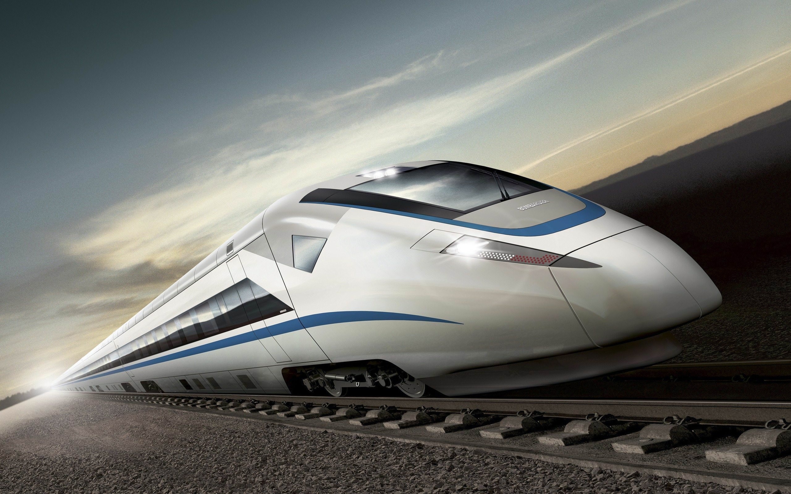 High-Speed, Trains Wallpaper, 2560x1600 HD Desktop