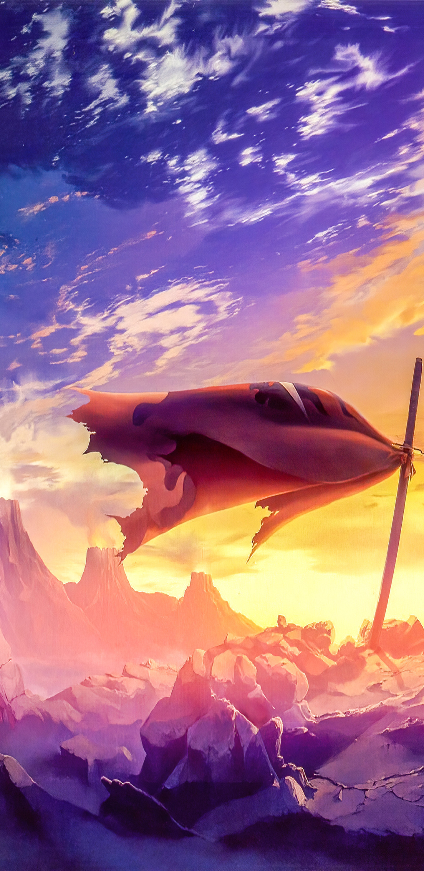 Tengen Toppa Gurren Lagann, 4K mobile wallpapers, Samsung Galaxy Note, Stunning images, 1440x2960 HD Phone