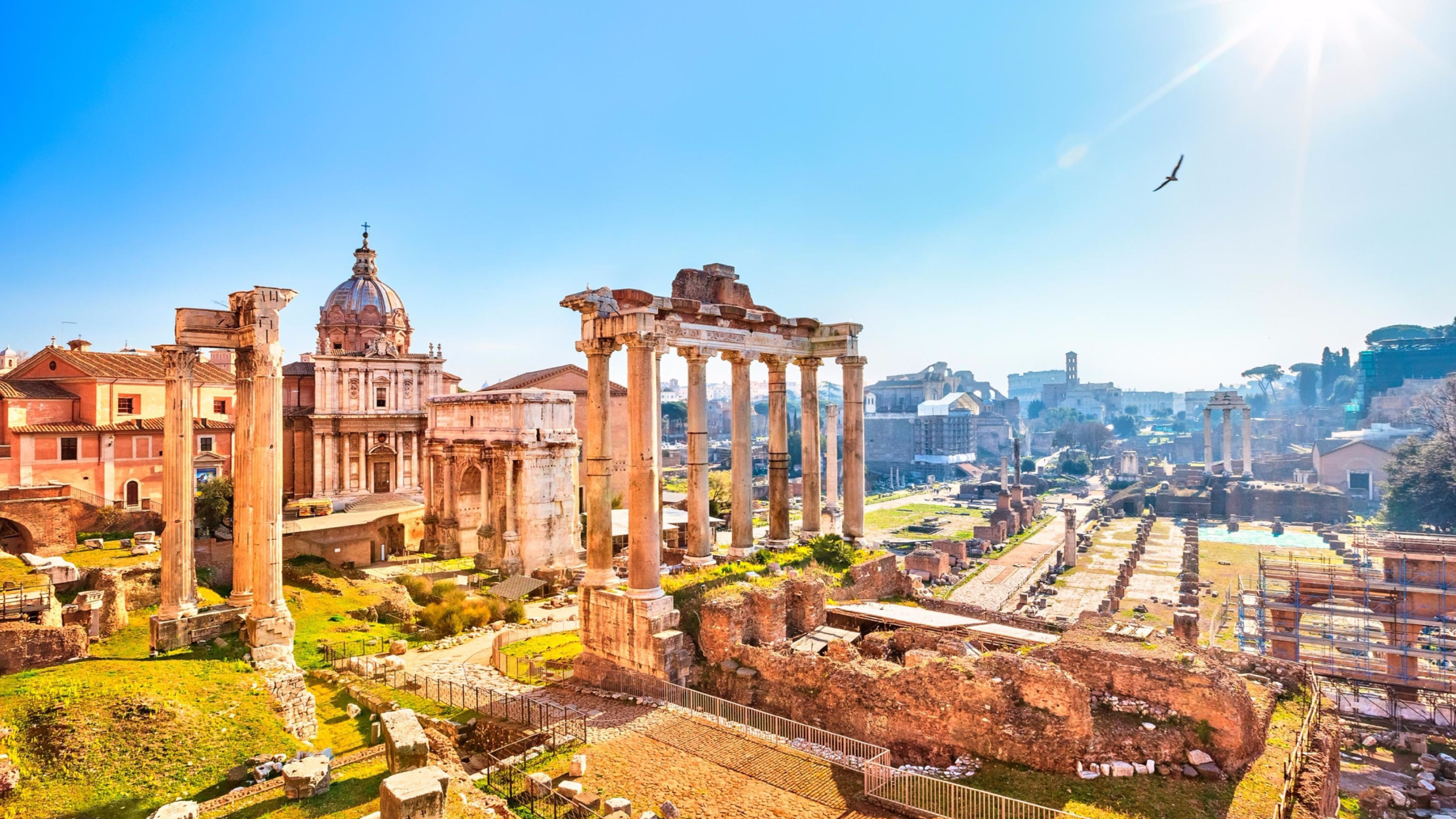 Roman Forum, Rome Wallpaper, 3840x2160 4K Desktop