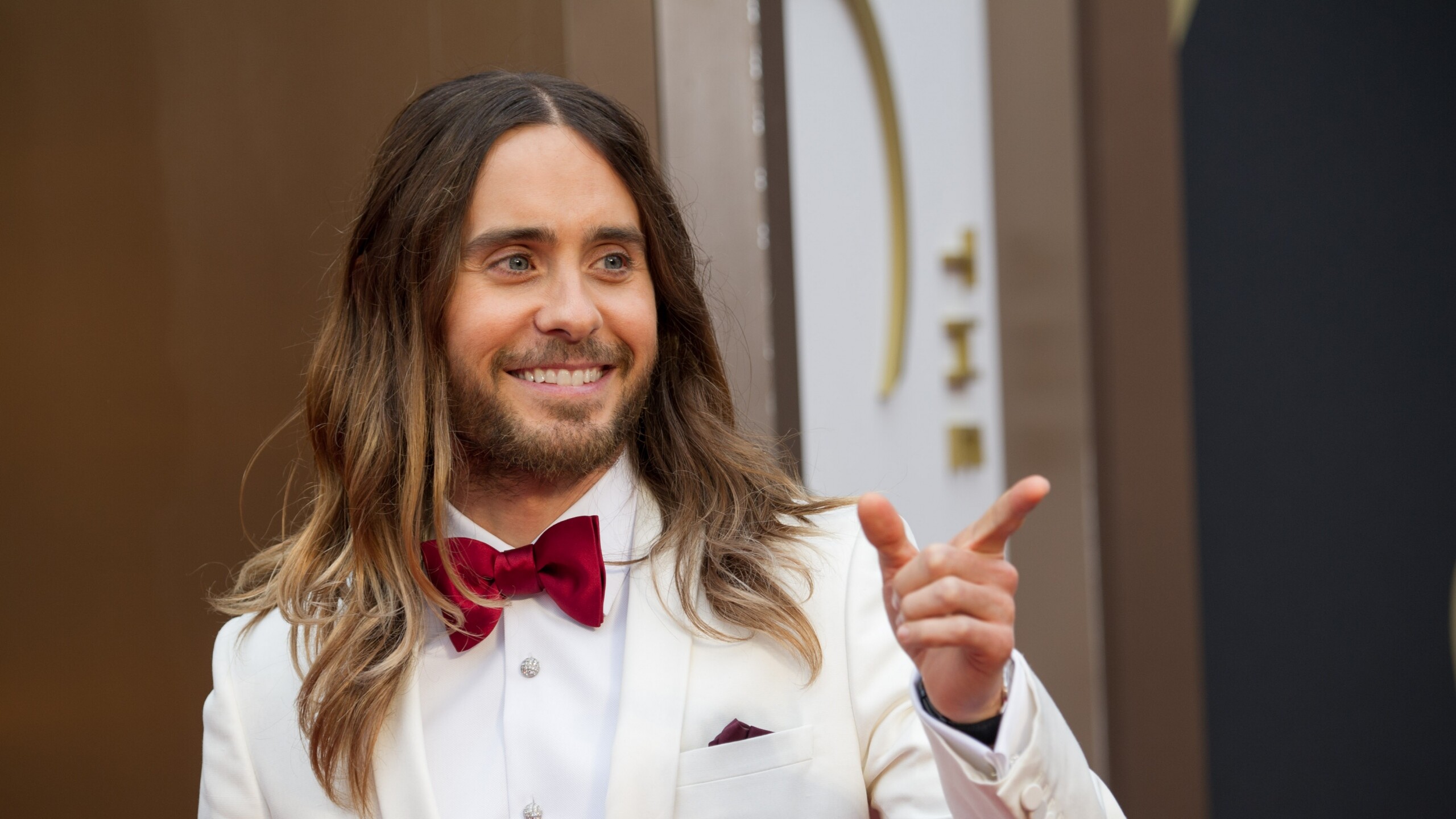 Oscar 2014, Jared Leto Wallpaper, 2560x1440 HD Desktop