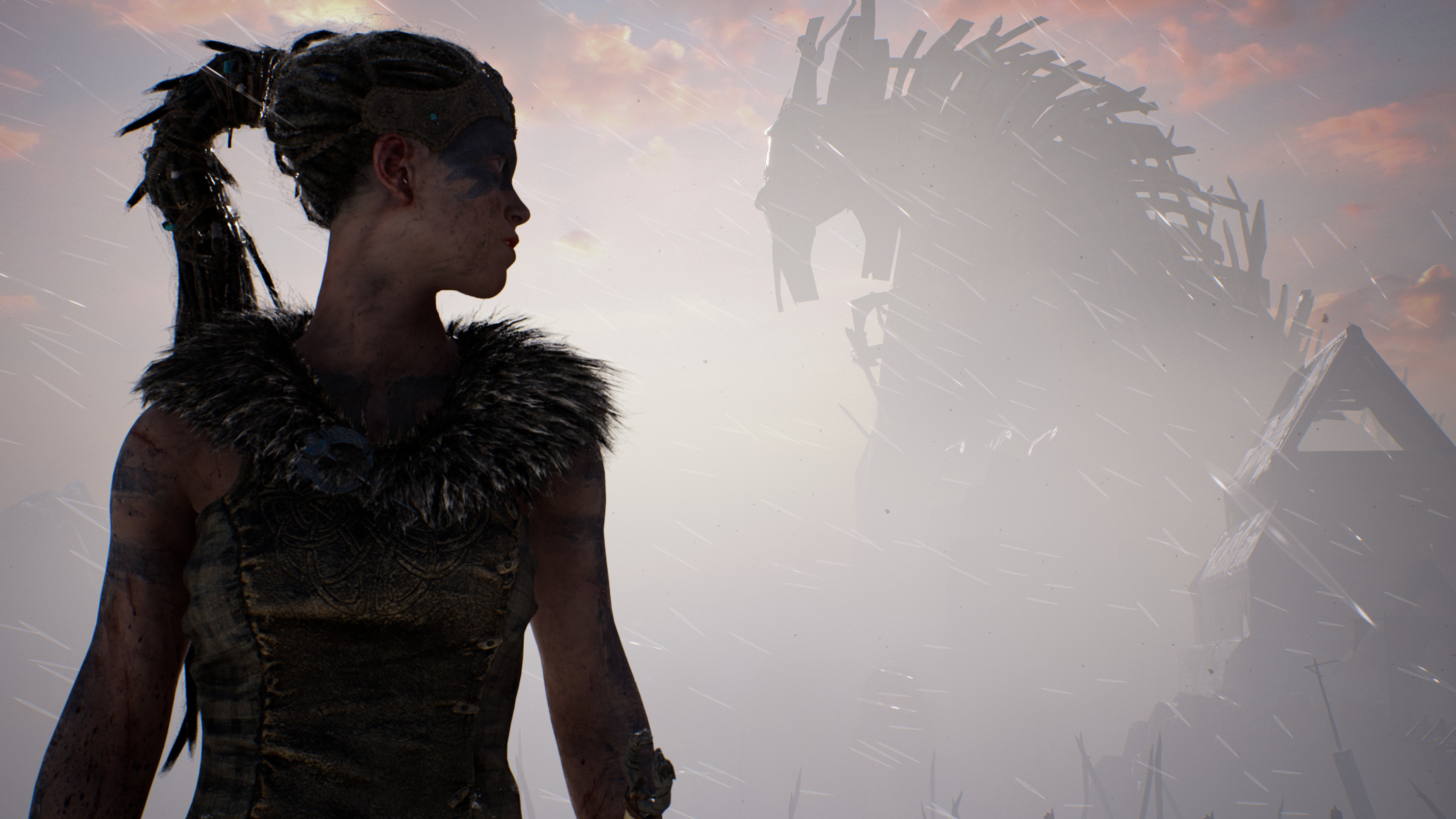 Hellblade, Senua's sacrifice, Action-packed, Thrilling, 3840x2160 4K Desktop