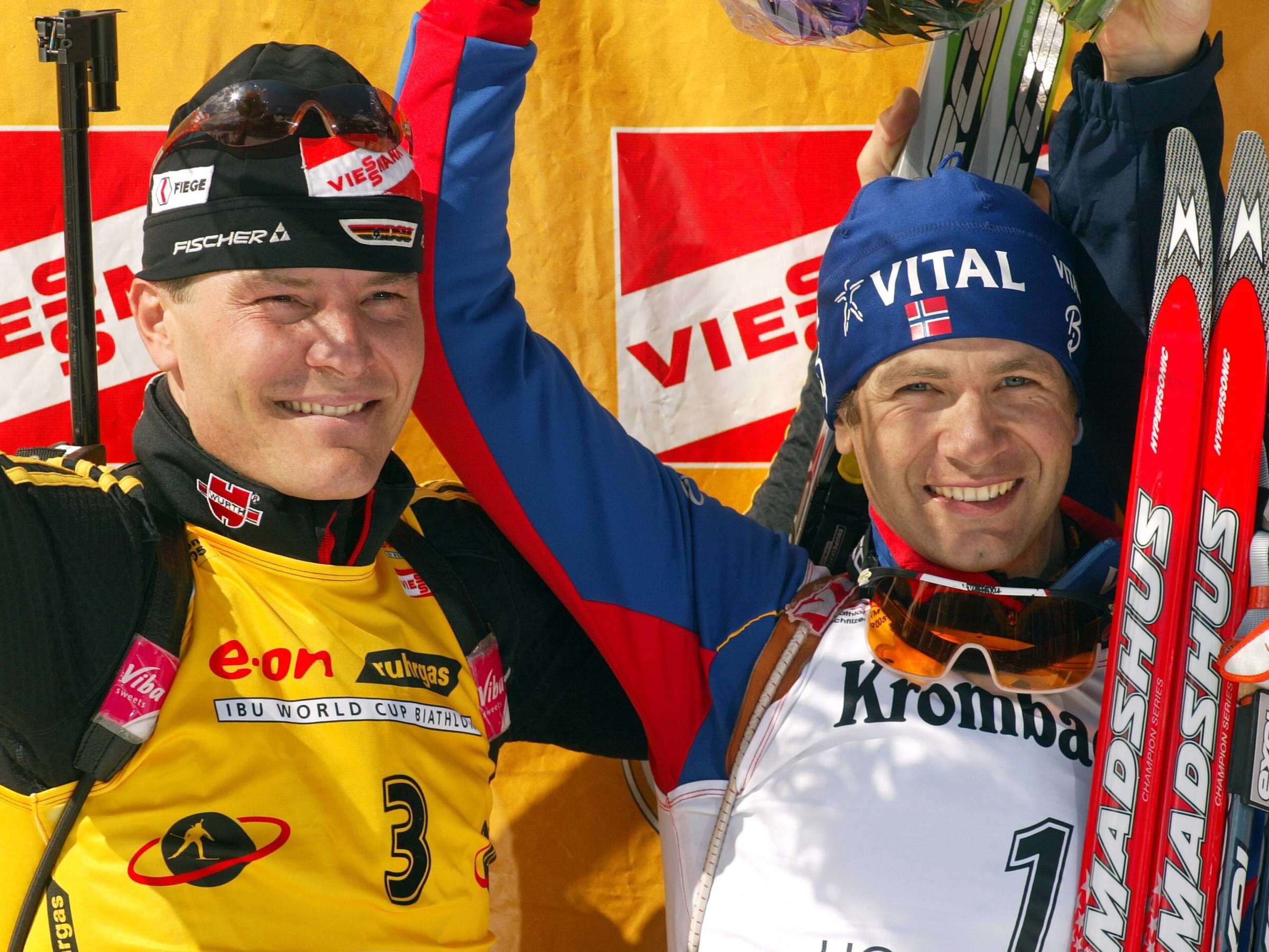 Sven Fischer, Ole Einar Bjoerndalen Wallpaper, 2400x1800 HD Desktop