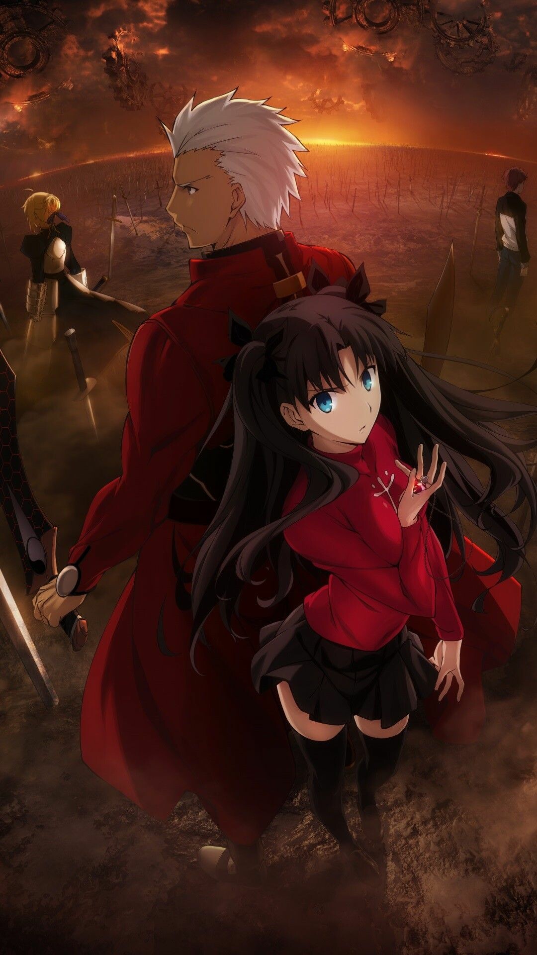 Fate/stay night, iPhone wallpapers, Fate Stay Night backgrounds, 1080x1920 Full HD Phone