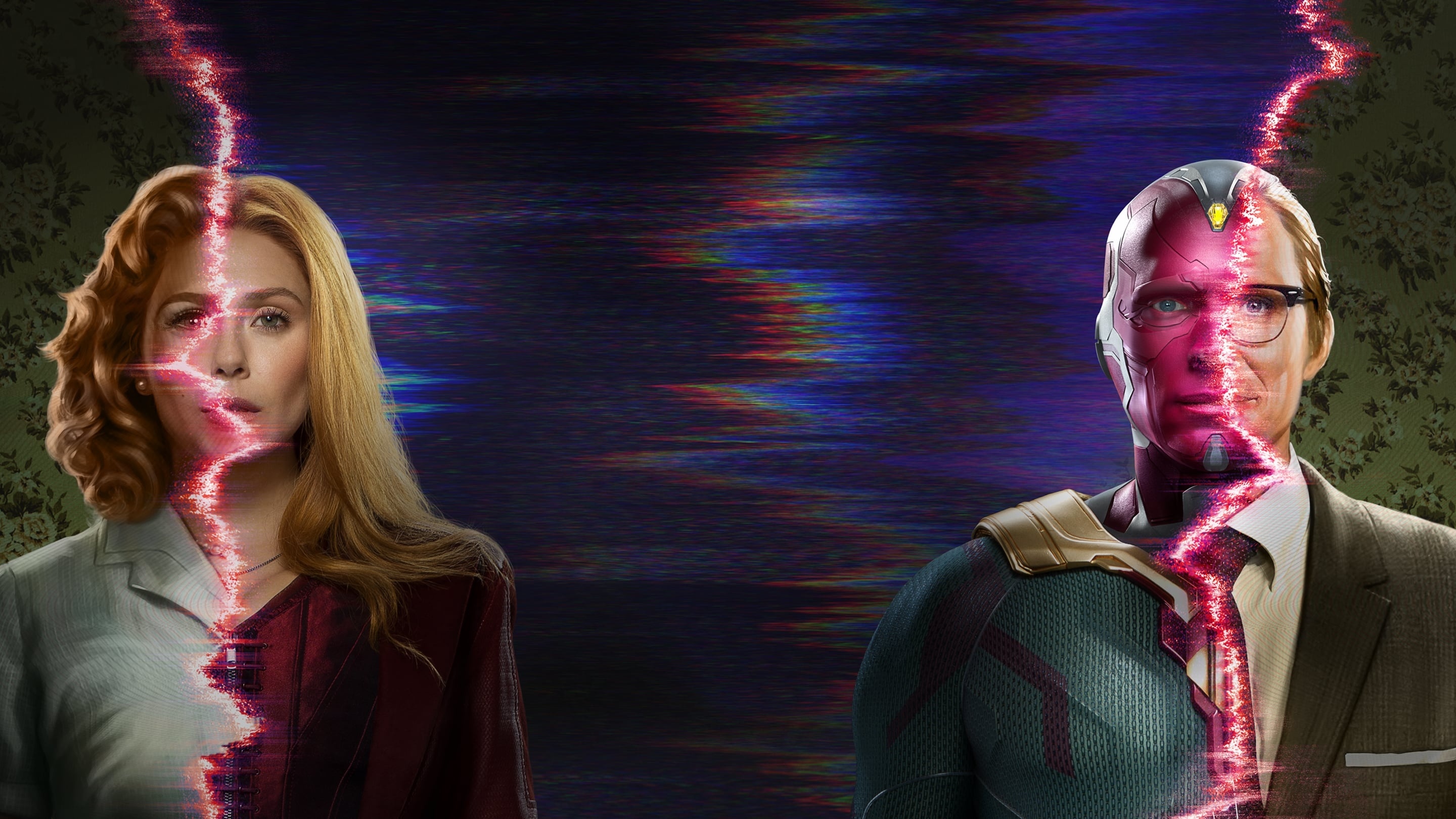 WandaVision TV Series, Paul Bettany, Elizabeth Olsen, 2880x1620 HD Desktop