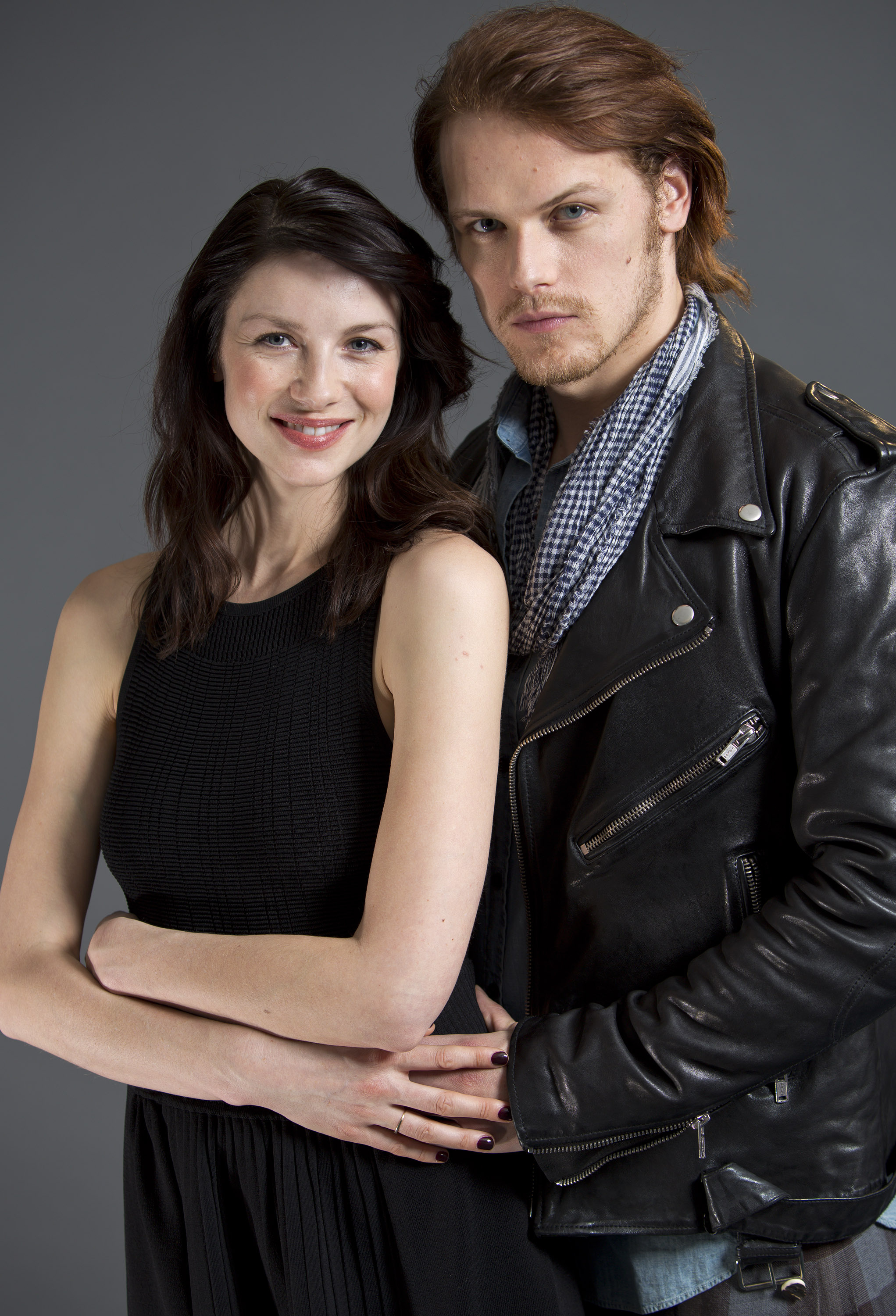 TV Shows, Sam Heughan, Caitriona Balfe, Photoshoot, 2050x3000 HD Phone