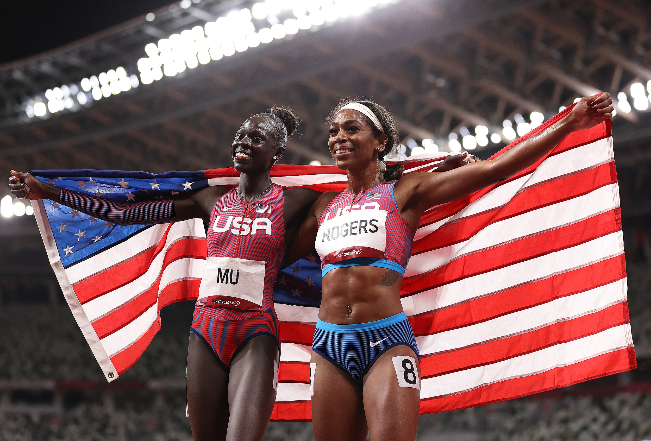 Raevyn Rogers, Womens 800m race, Trenton NJ, Athing Mu, 2500x1700 HD Desktop