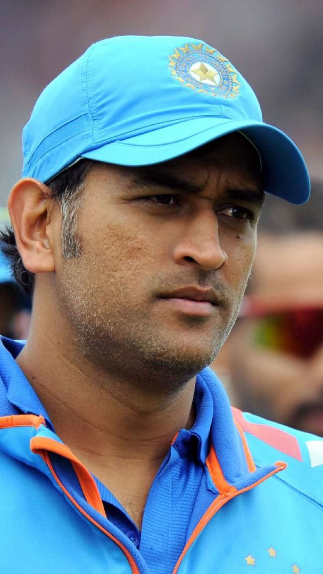 Mahendra Singh Dhoni, India cricket team cap, BCCI logo, Full HD Phone wallpaper