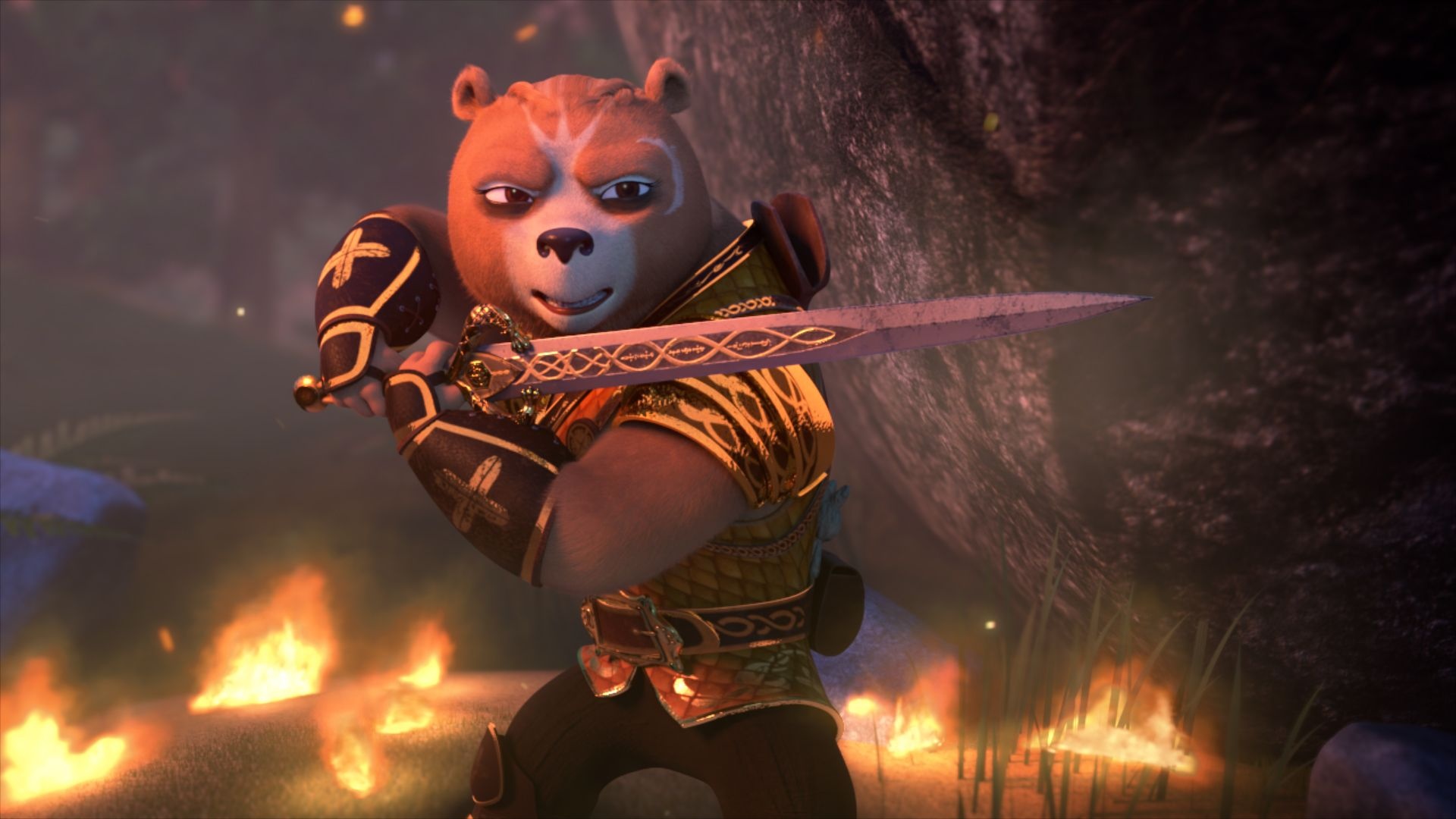 Kung Fu Panda, The Dragon Knight, Rita Ora, Animation, 1920x1080 Full HD Desktop