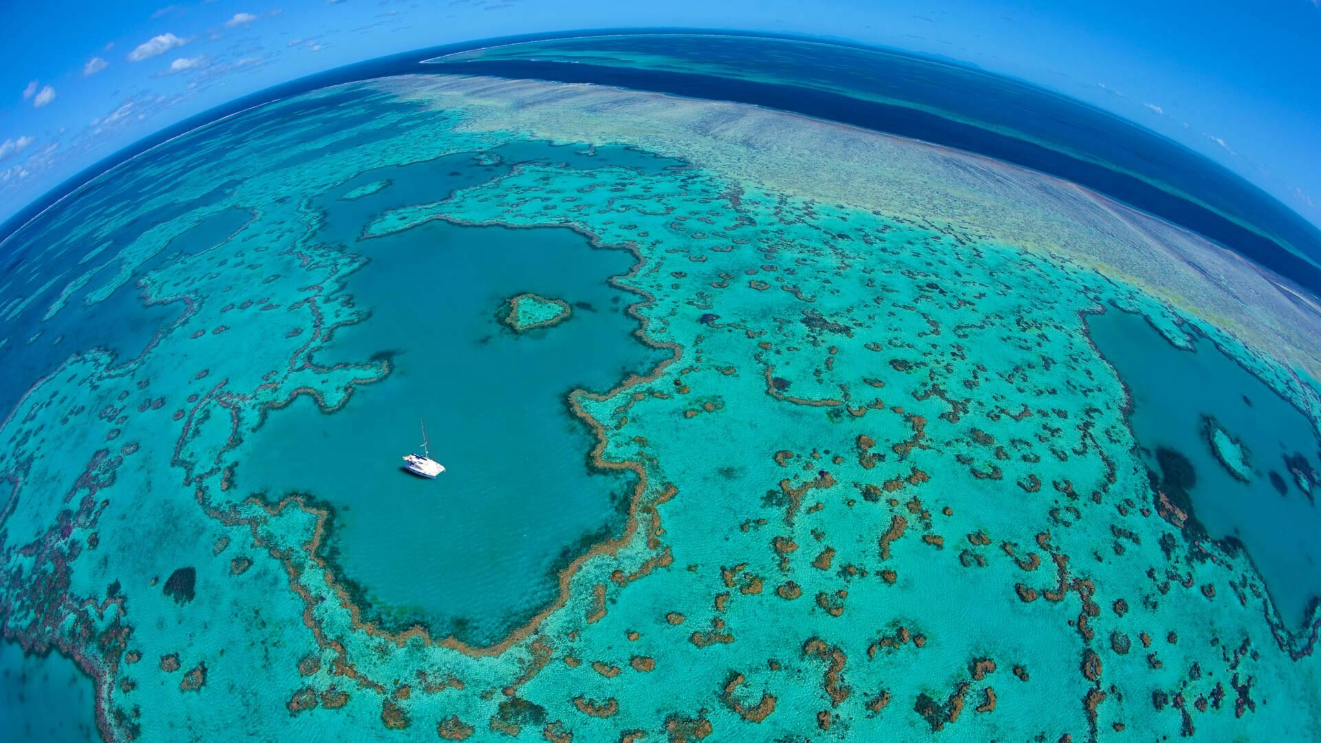 Great Barrier Reef, Queensland, Australia, Breathtaking underwater scenery, 1920x1080 Full HD Desktop
