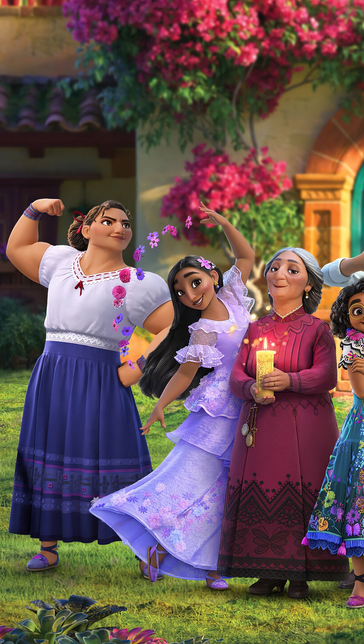 All characters from Encanto, 4K Ultra HD, Enchanting wallpaper, ID8955, 1220x2160 HD Phone