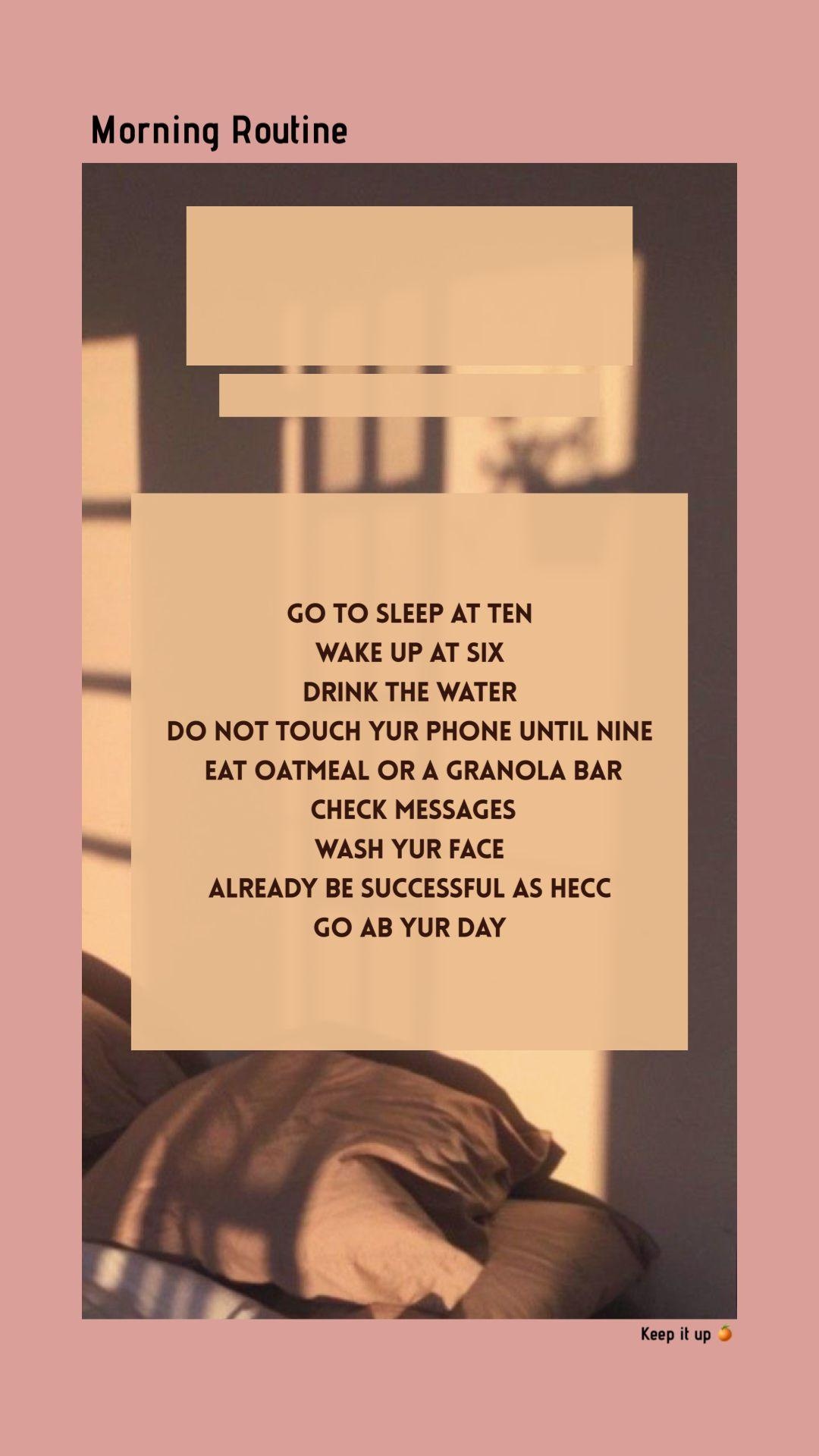 Morning Routine 1080x1920