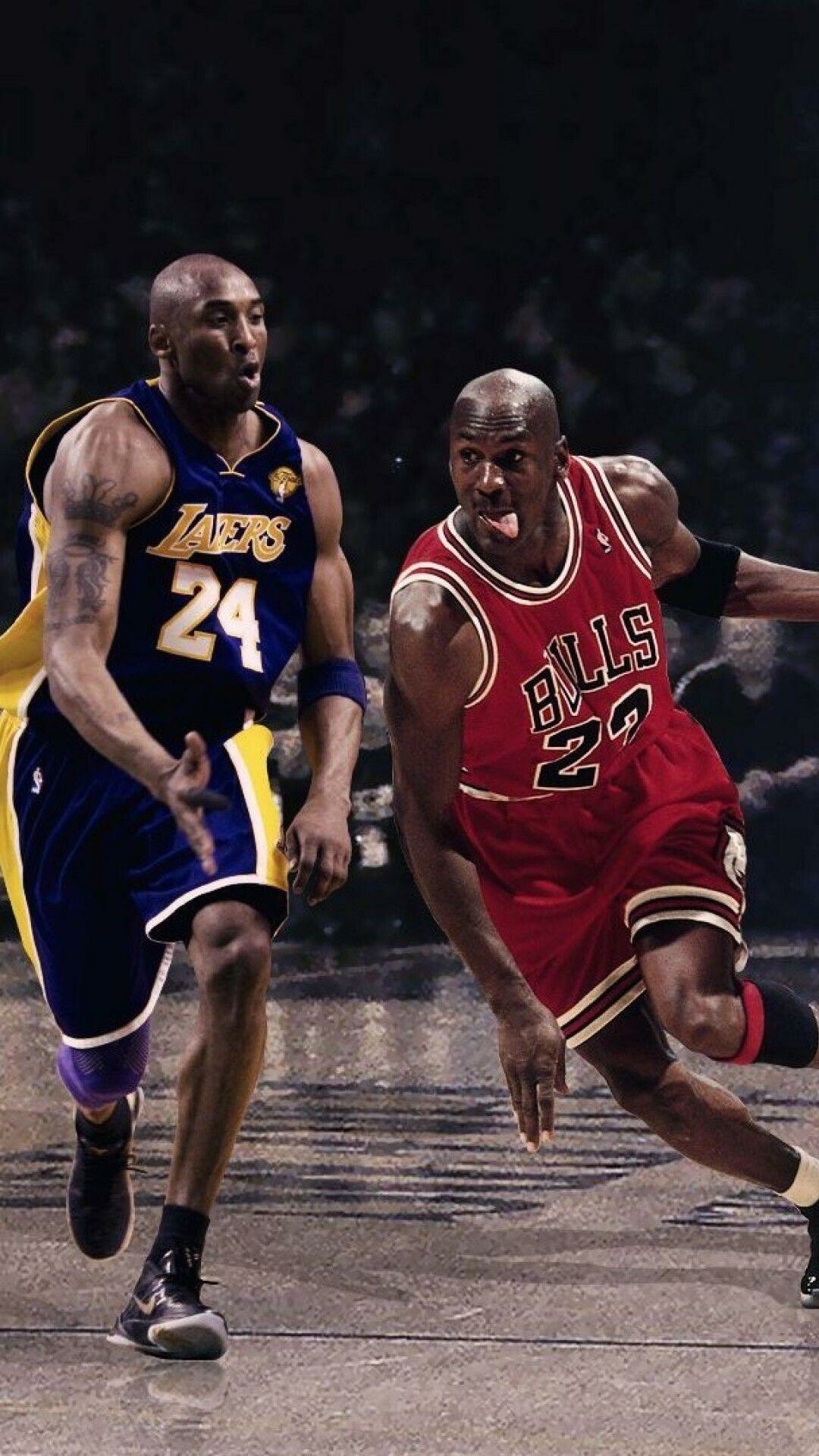 Chicago Bulls vs Lakers, Michael Jordan Wallpaper, 1080x1920 Full HD Phone