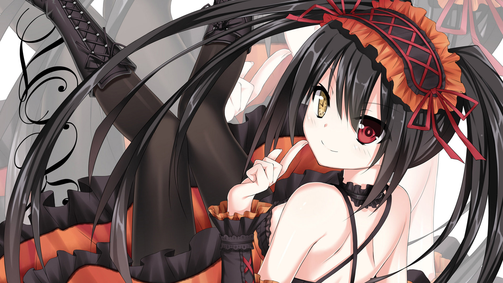 Date A Live, Request looking, Kurumi Tokisaki wallpapers, 1920x1080 Full HD Desktop