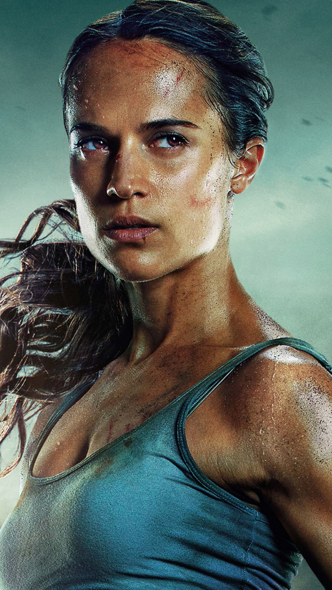 Lara Croft tomb raider, Alicia Vikander, 5K wallpapers, 1080x1920 Full HD Phone