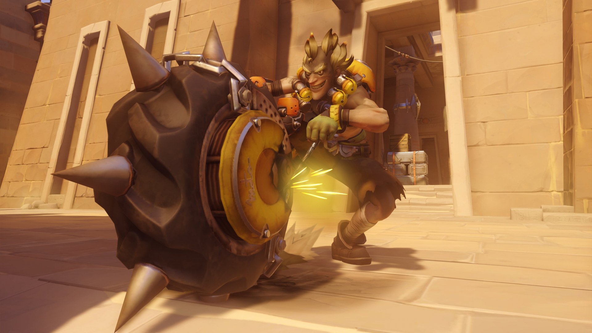 High-resolution wallpapers, Junkrat's art, Gaming enthusiasts, Dynamic visuals, 1920x1080 Full HD Desktop