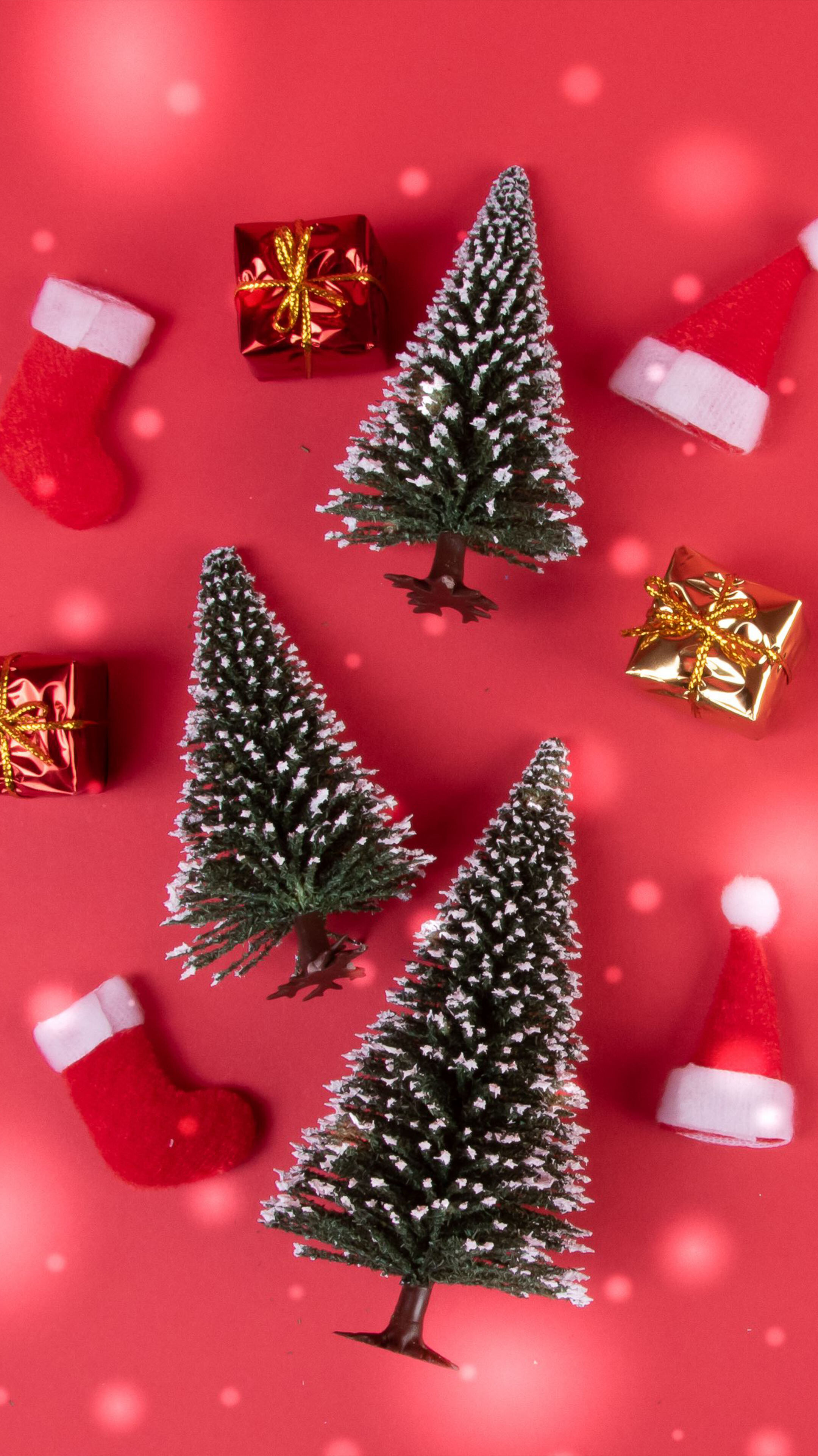 Holiday decorations, Christmas ornaments, Ultra HD mobile wallpaper, Festive adornments, 2160x3840 4K Phone