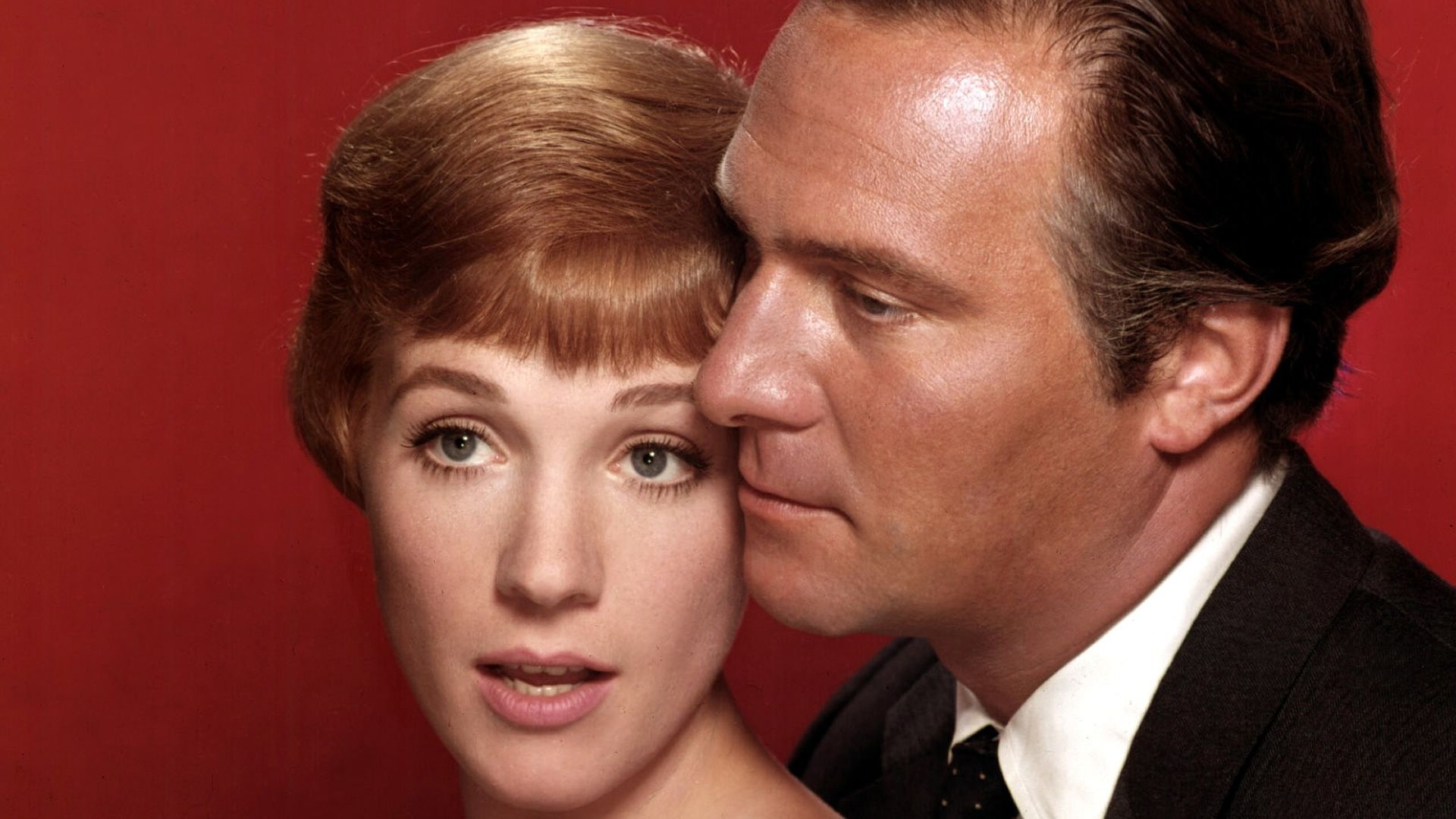 Sound of Music hug, Full HD wallpaper, Christopher Plummer, Romantic scene, 1920x1080 Full HD Desktop