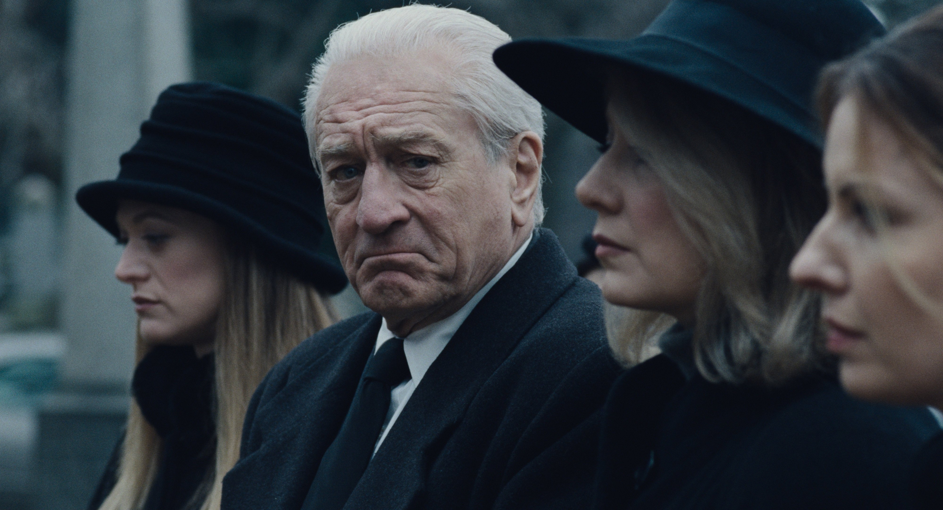 The Irishman, Robert De Niro, Movie stills, Iconic actor, 3000x1630 HD Desktop