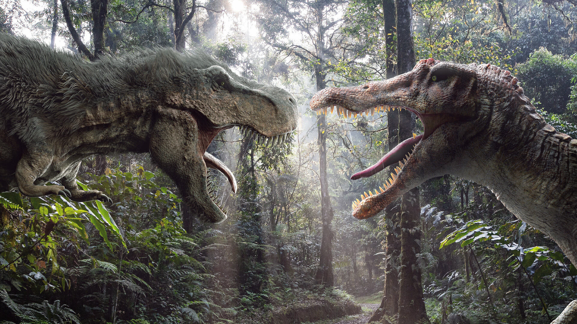 Polymorph artist, Spinosaurus rigged, 3D character, Animation project, 1920x1080 Full HD Desktop