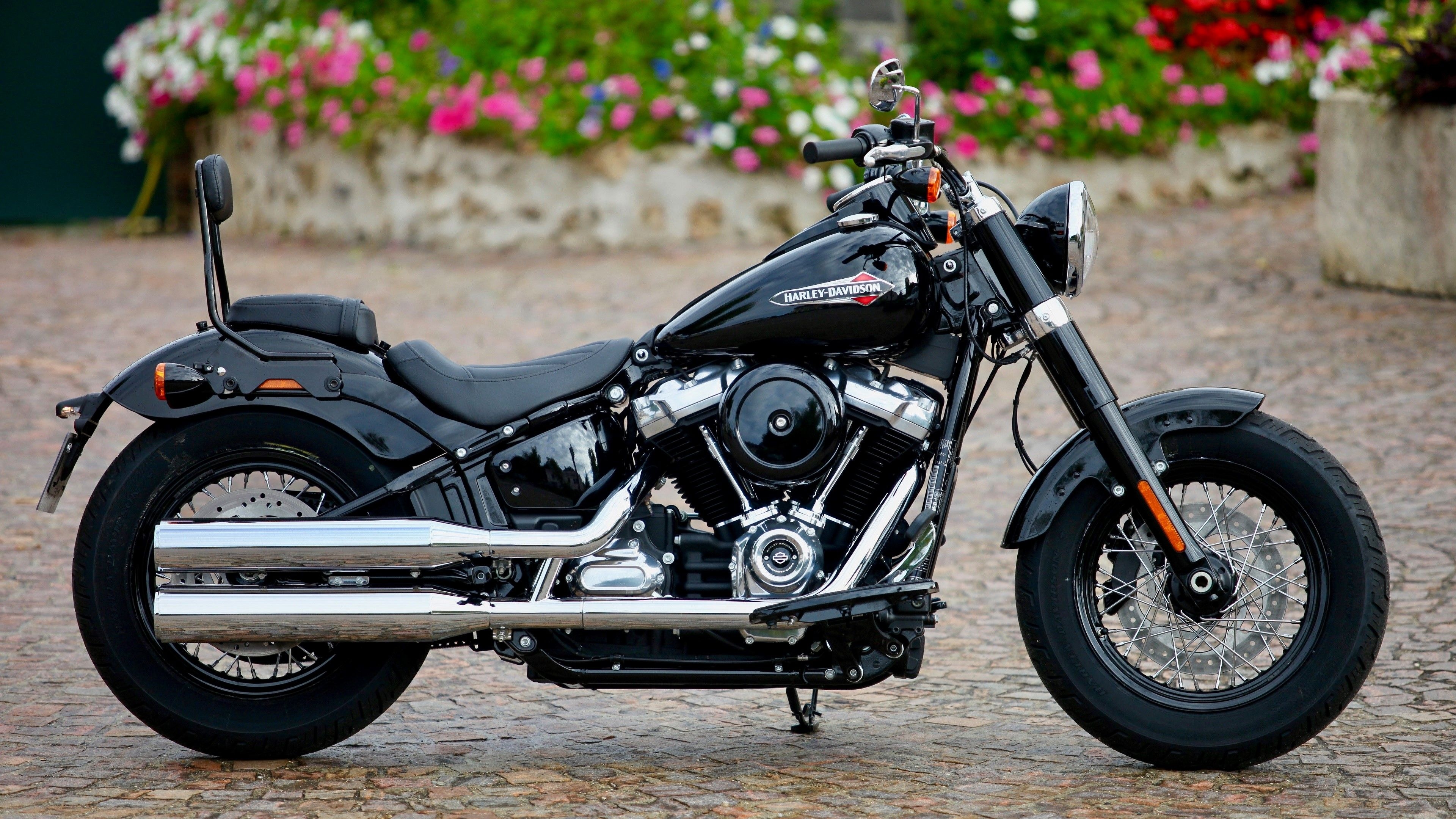 Softail Slim, Harley Bikes Wallpaper, 3840x2160 4K Desktop