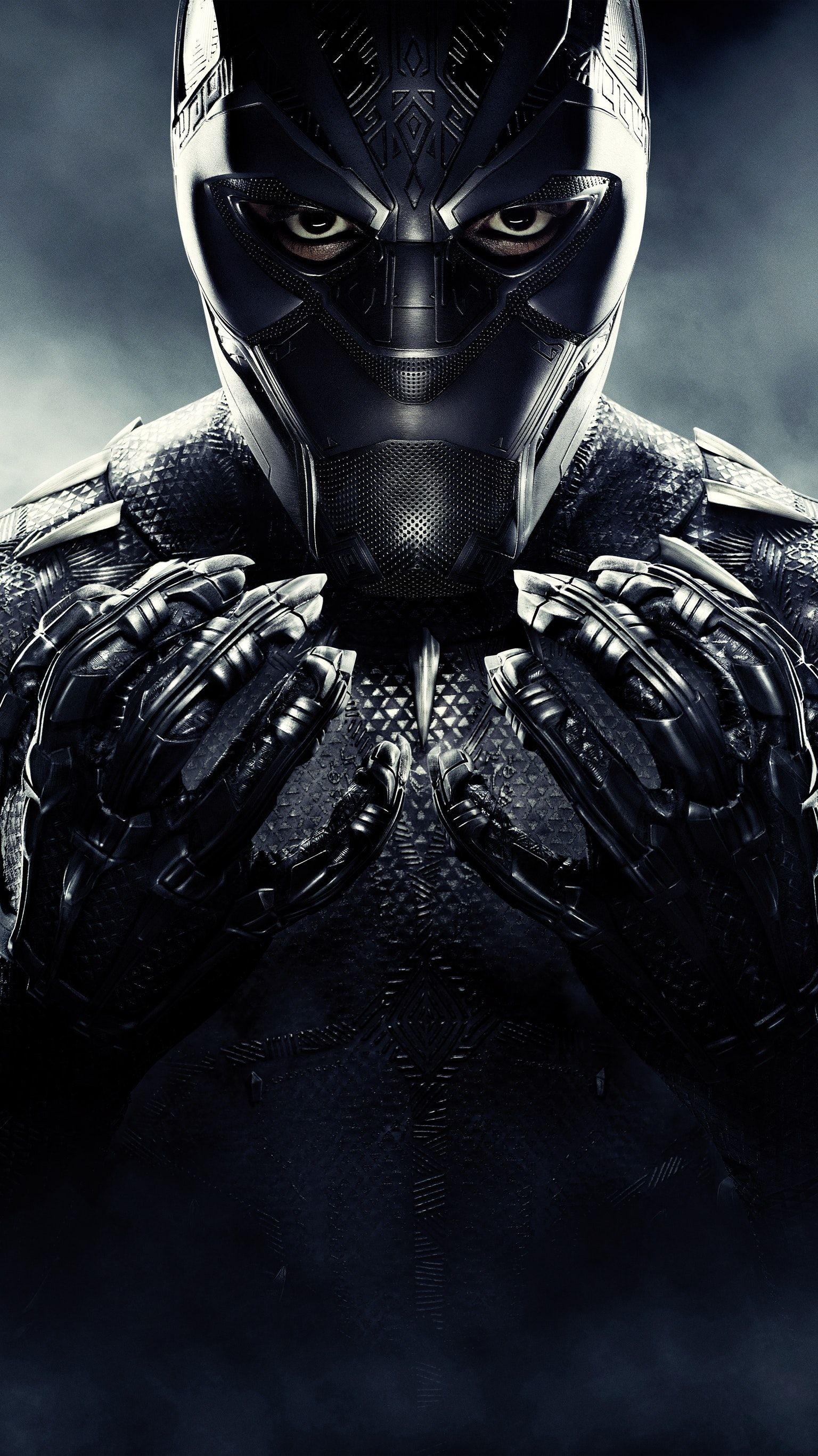 Black Panther, Phone wallpaper, Movie poster, Chadwick Boseman, 1540x2740 HD Phone