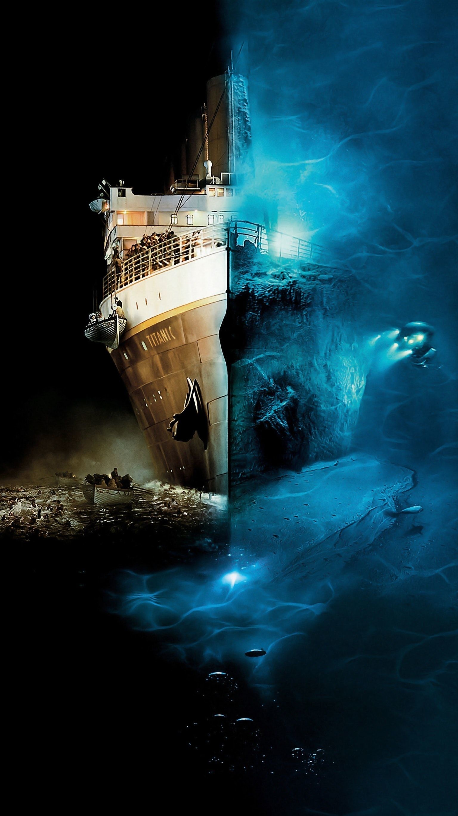Artwork, Titanic Wallpaper, 1540x2740 HD Phone