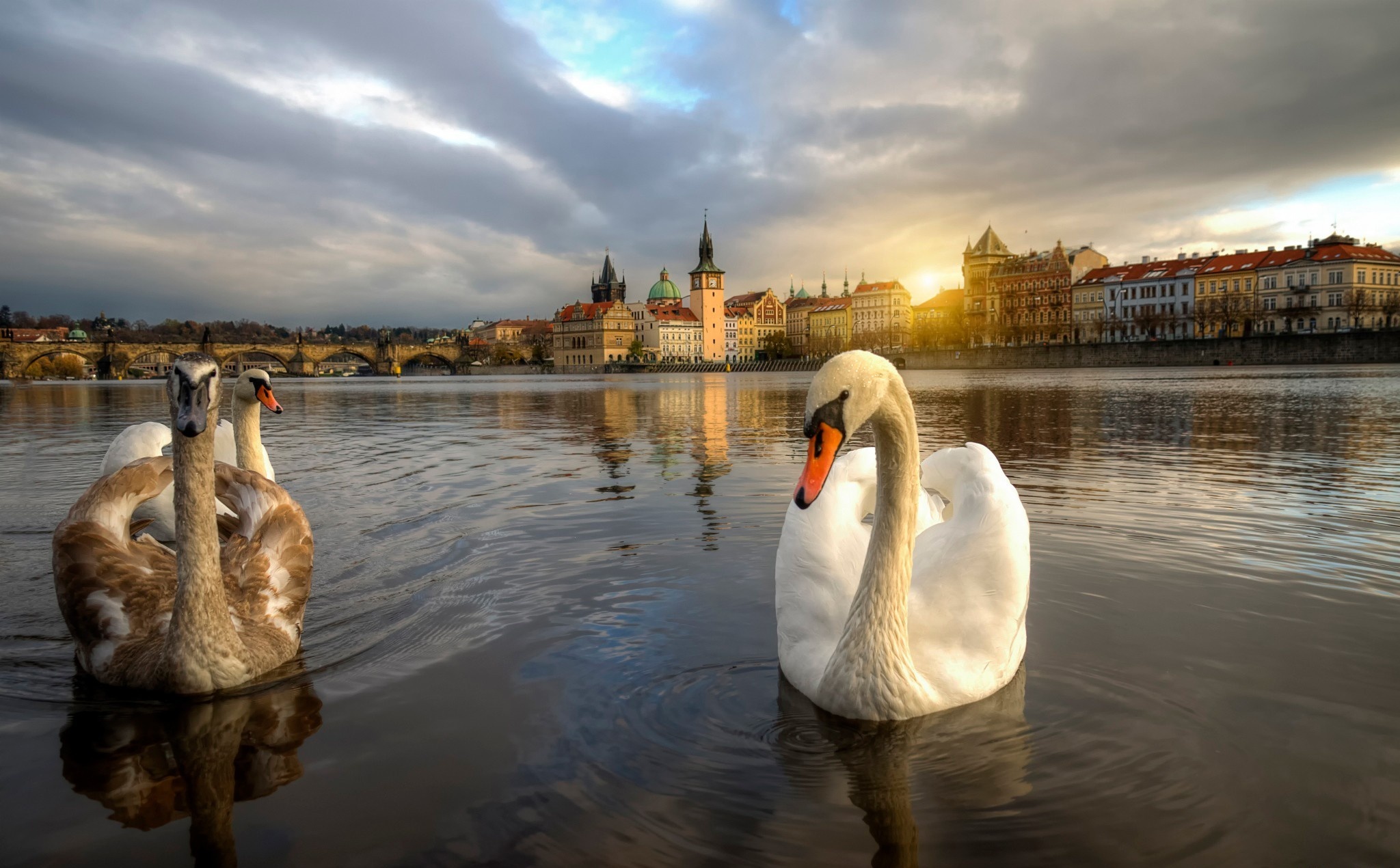 Charles Bridge, Prague HD wallpapers, Beautiful background images, Travel inspiration, 2050x1270 HD Desktop