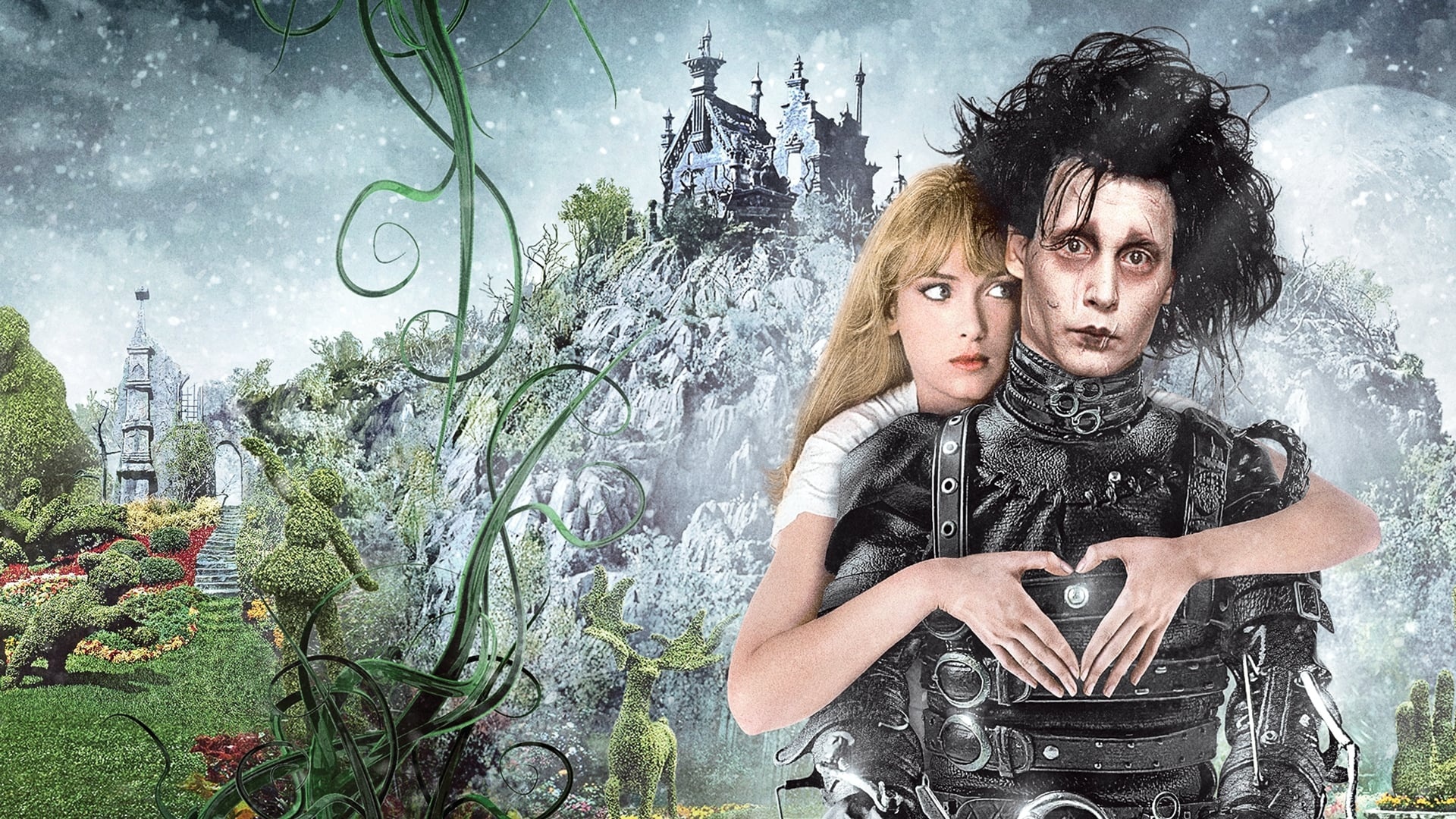 Edward Scissorhands, Movies, Backdrops, Database, 1920x1080 Full HD Desktop