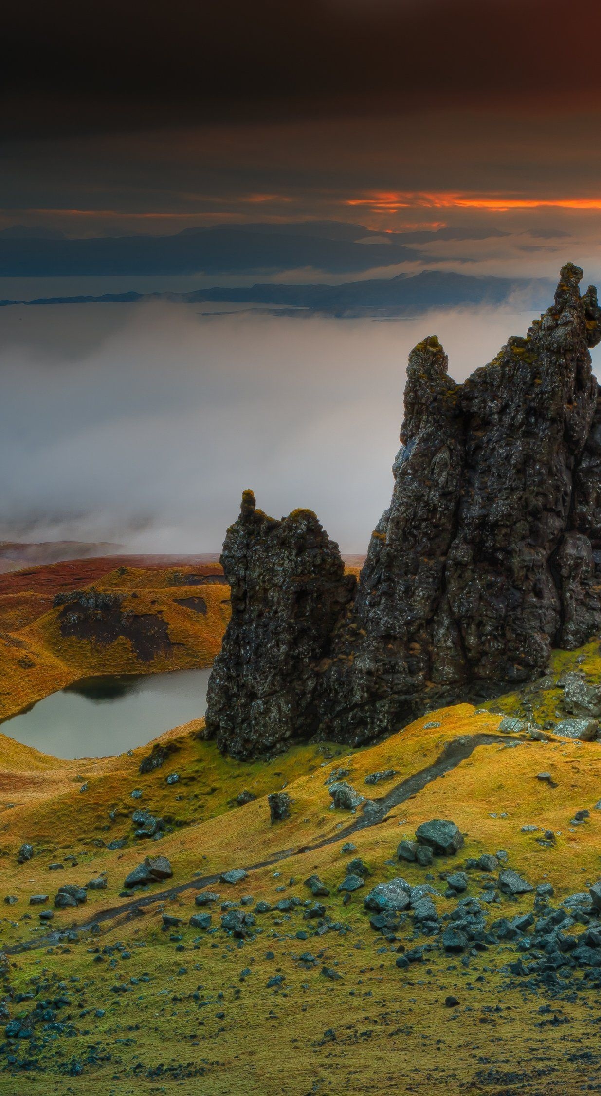 Scottish iPhone wallpapers, Nature's glory, Pocket paradise, Scotland's charm, 1240x2250 HD Phone