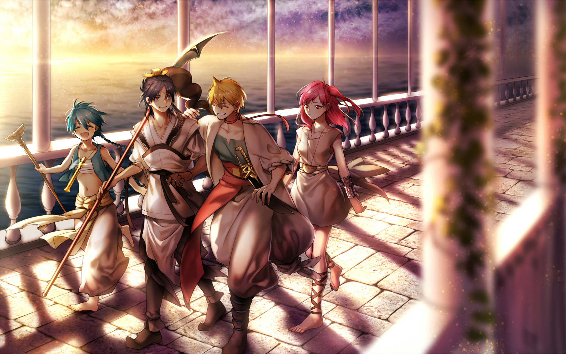 Magi, Labyrinth of Magic, Wallpapers, 4K, 1920x1200 HD Desktop
