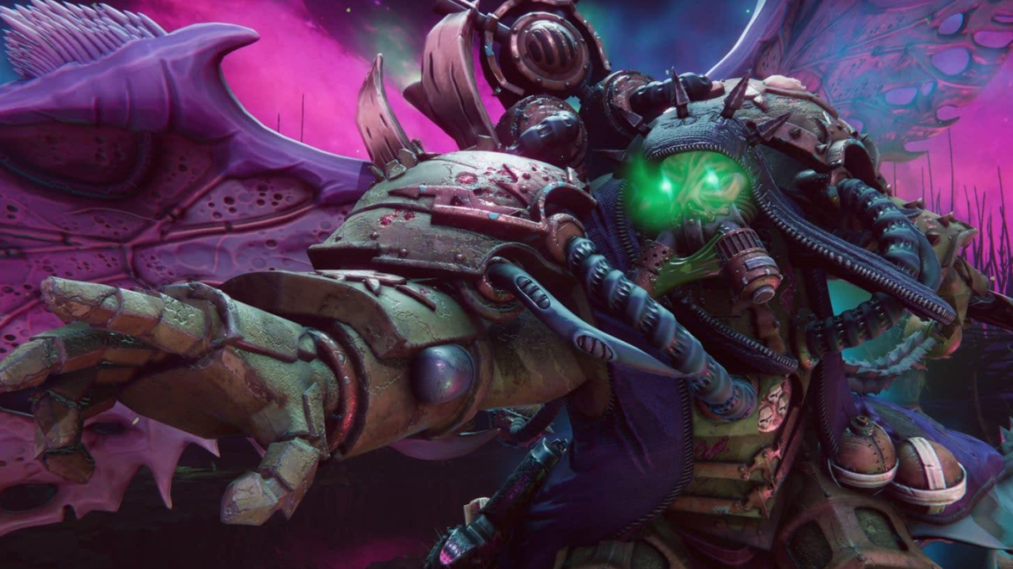 Warhammer 40k, Chaos Gate battles, Epic warfare, Intense action, 2000x1130 HD Desktop