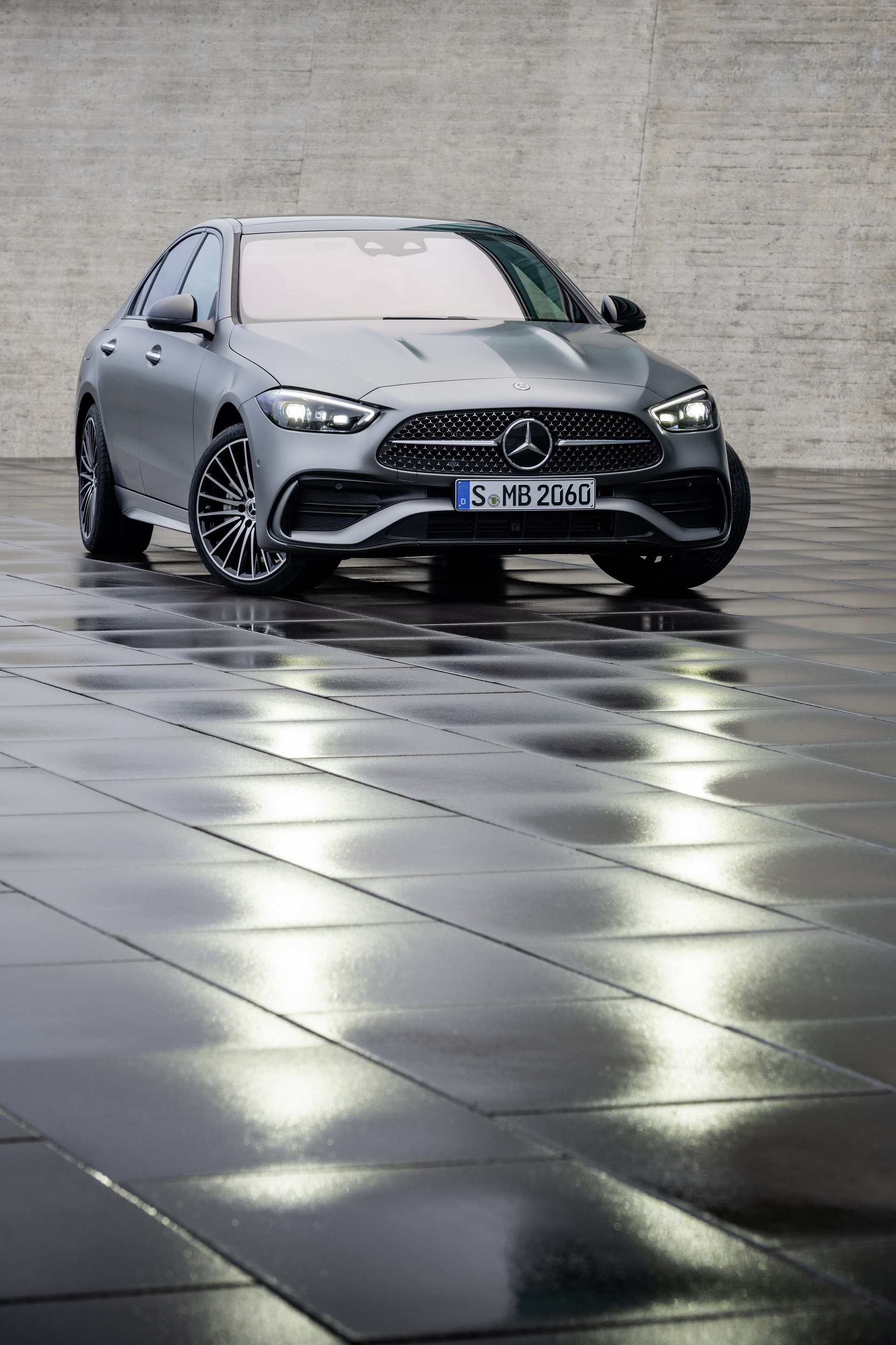 Mercedes-Benz C-Class, Front phone wallpapers, Motortread allure, Supreme elegance, 1930x2890 HD Phone