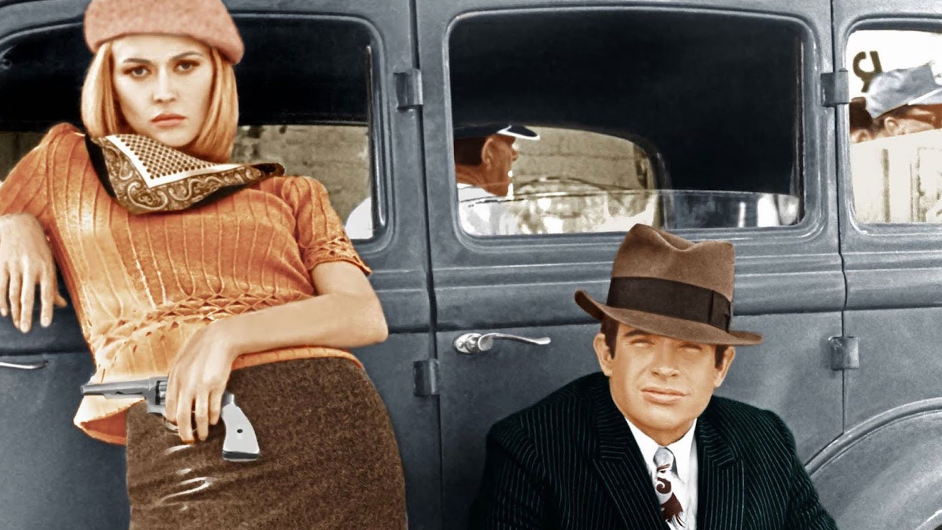 Bonnie and Clyde movie, Warren Beatty, Faye Dunaway, Crime romance, 1920x1080 Full HD Desktop