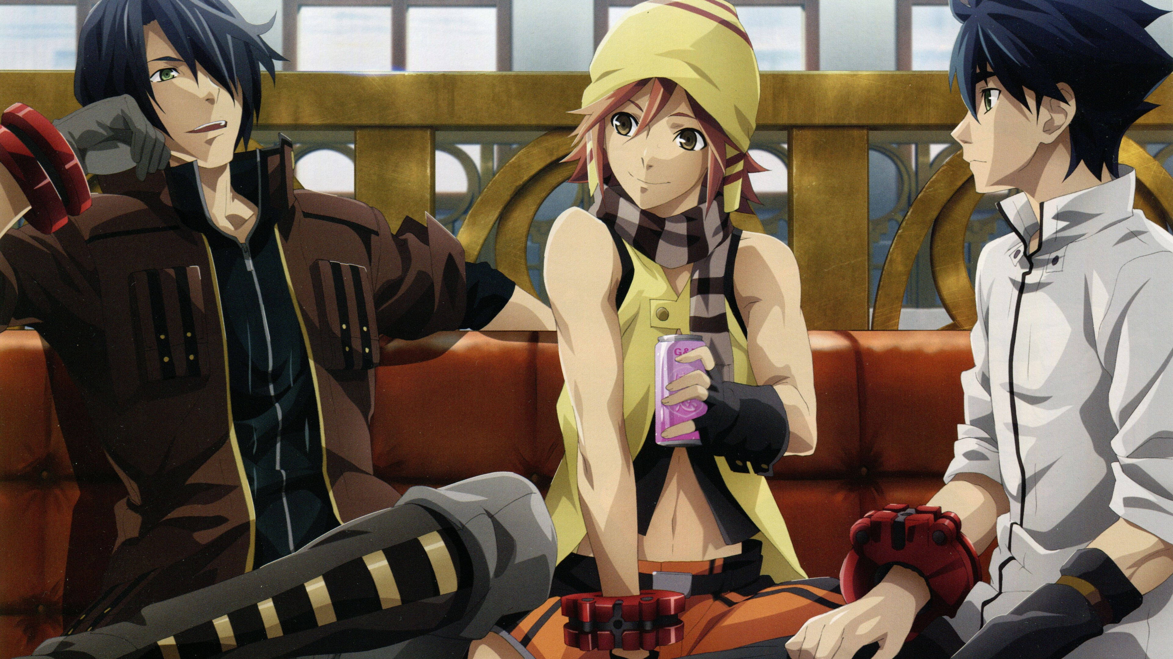 God Eater (TV series), Lenka Utsugi, Rindou Amamiya, Kouta Fujuki wallpapers, UHD TV, 3840x2160 4K Desktop