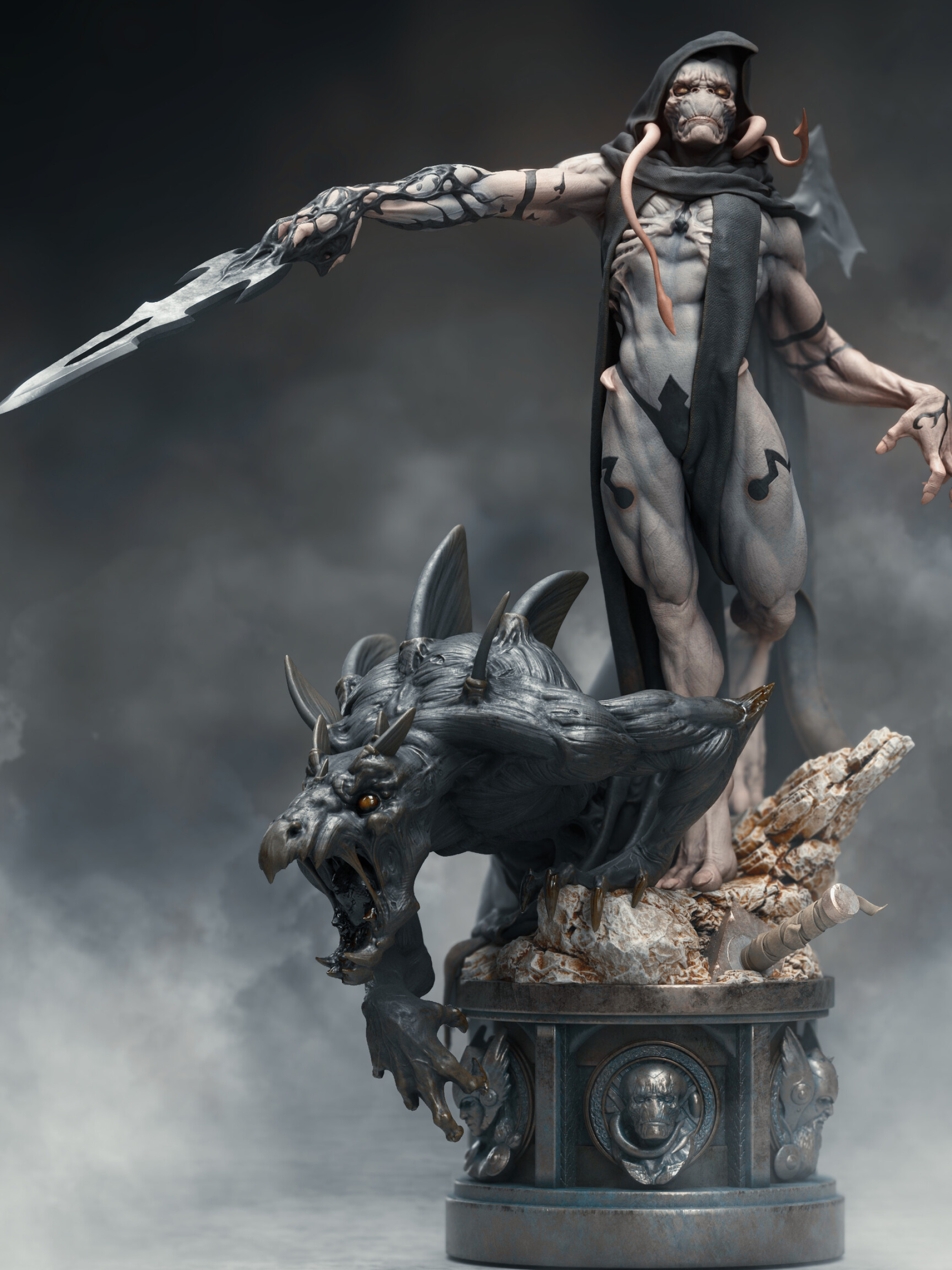 Gorr the God Butcher, Comics, Zbrushcentral, 1920x2560 HD Phone
