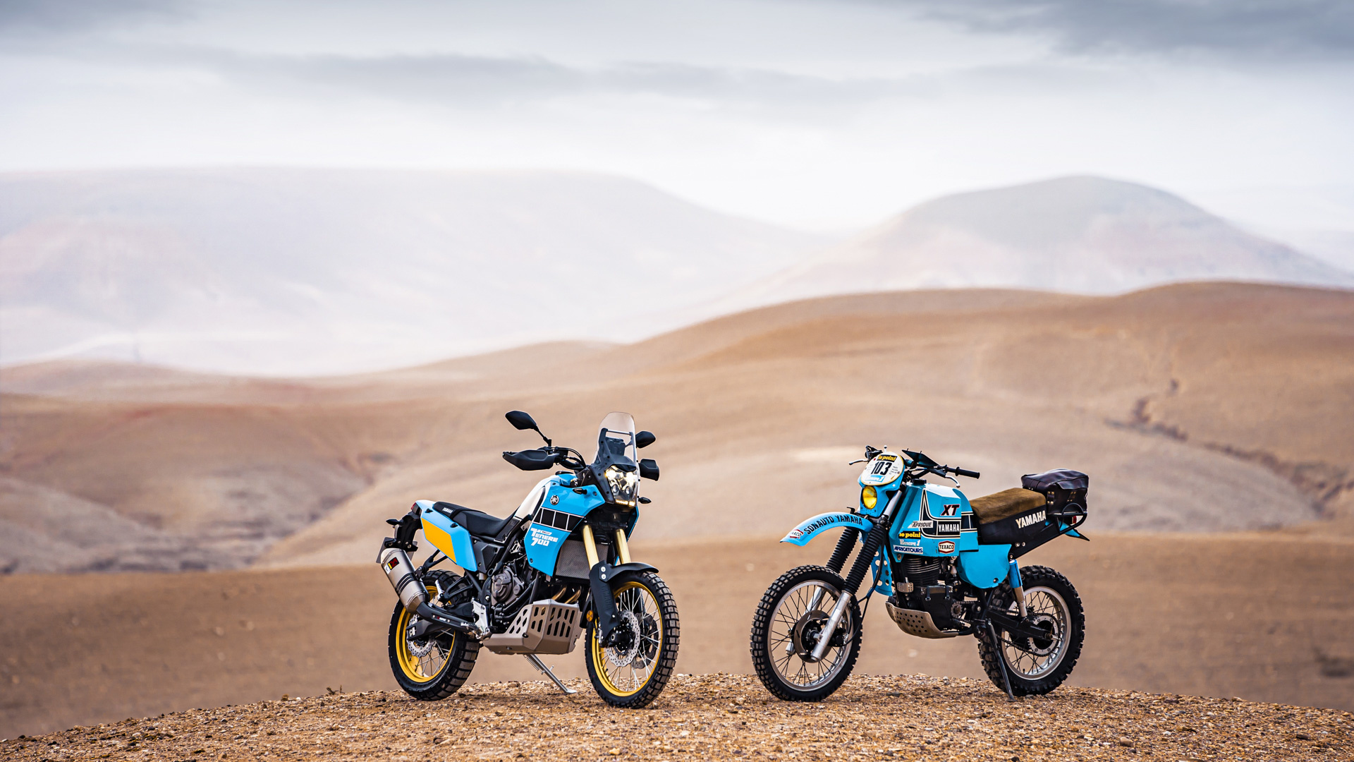 Tenere 700 vs XT 550 Dakar, Yamaha Tenere 700 Wallpaper, 1920x1080 Full HD Desktop