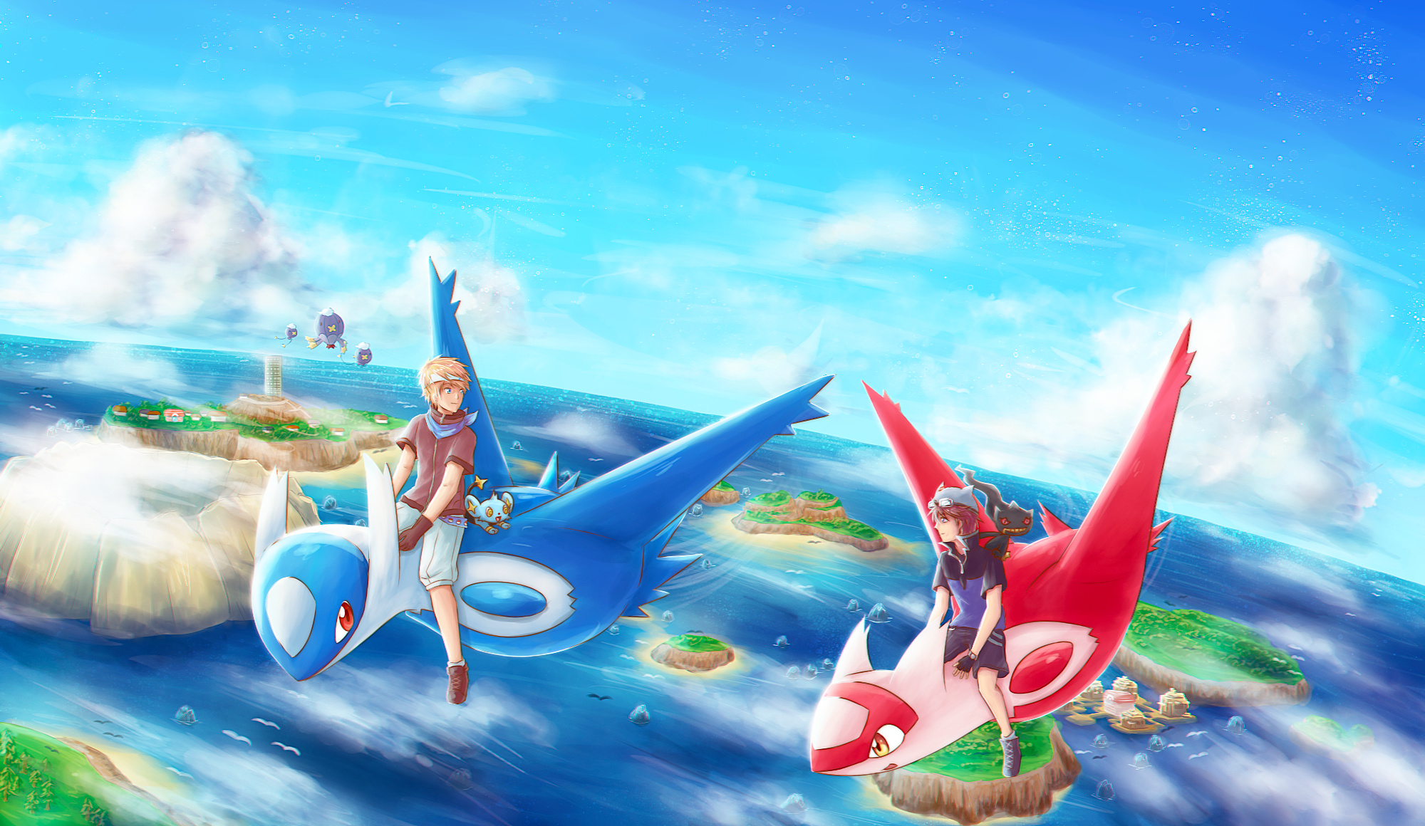 Free Latias images, Downloadable pictures, Pokemon wallpapers, High quality, 2000x1160 HD Desktop