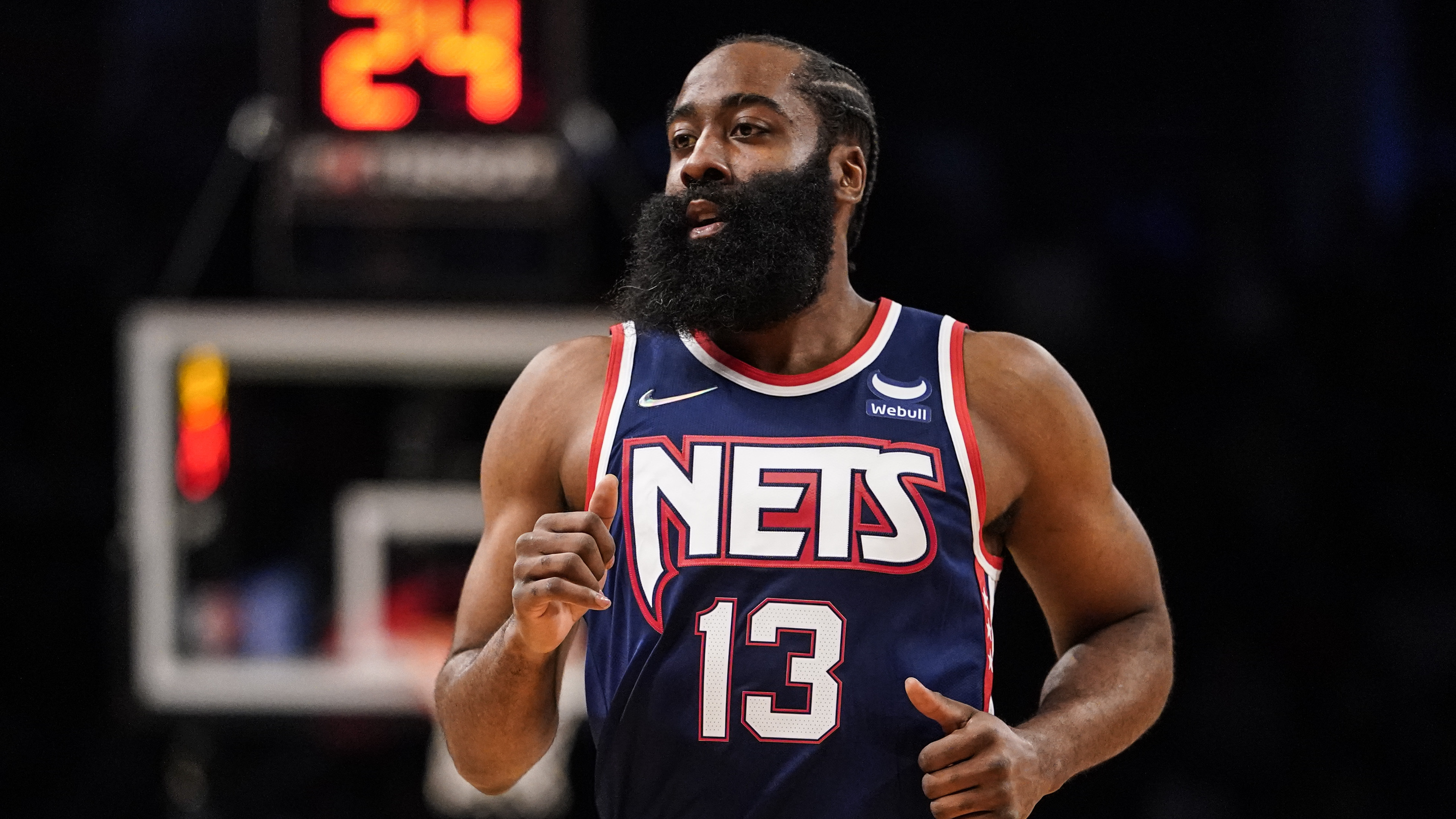 Brooklyn Nets, James Harden Wallpaper, 3840x2160 4K Desktop