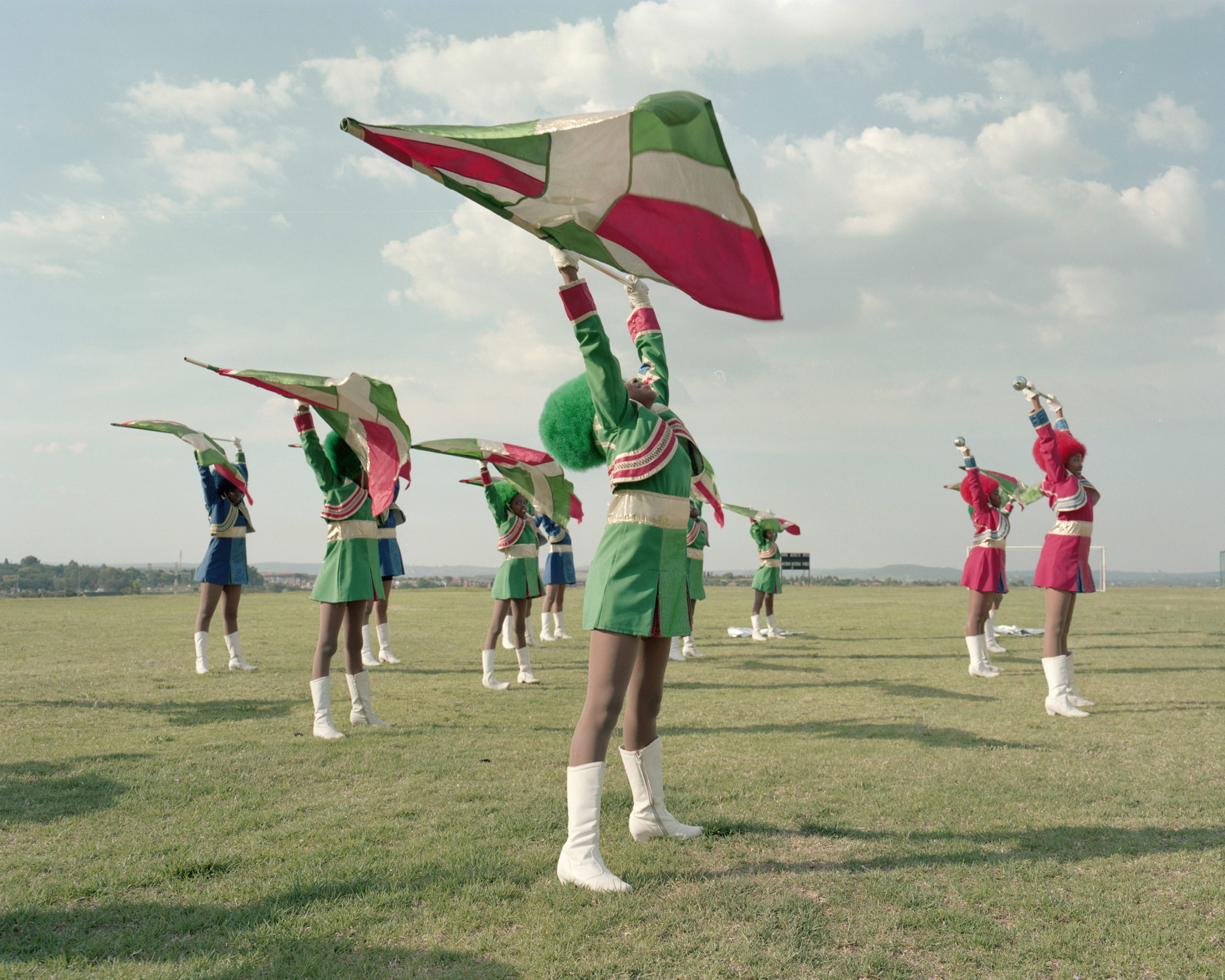 Curro Thatchfield Primary School majorettes, Color Guard (Flag Spinning) Wallpaper, 2560x2050 HD Desktop