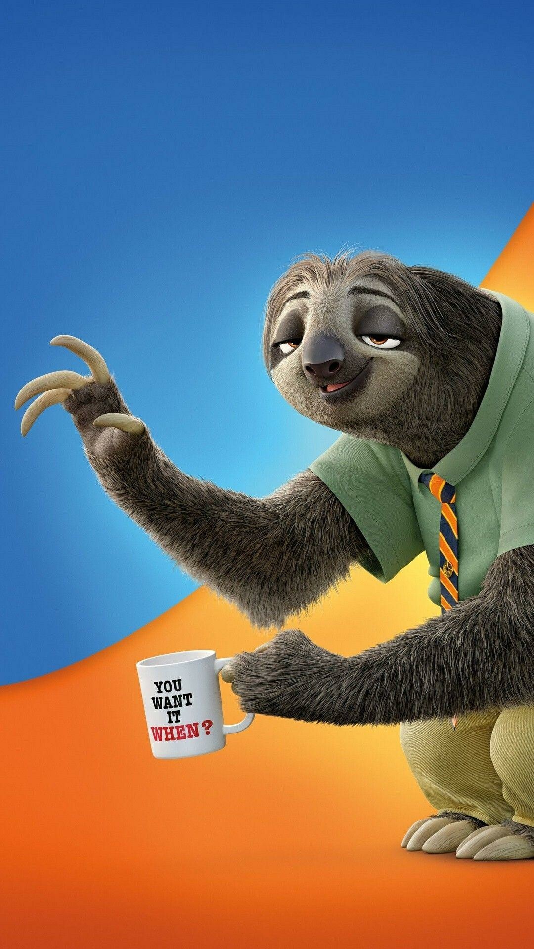 Zootopia sloth wallpapers, Animal comedy, Comedy movies, Animated films, 1080x1920 Full HD Phone