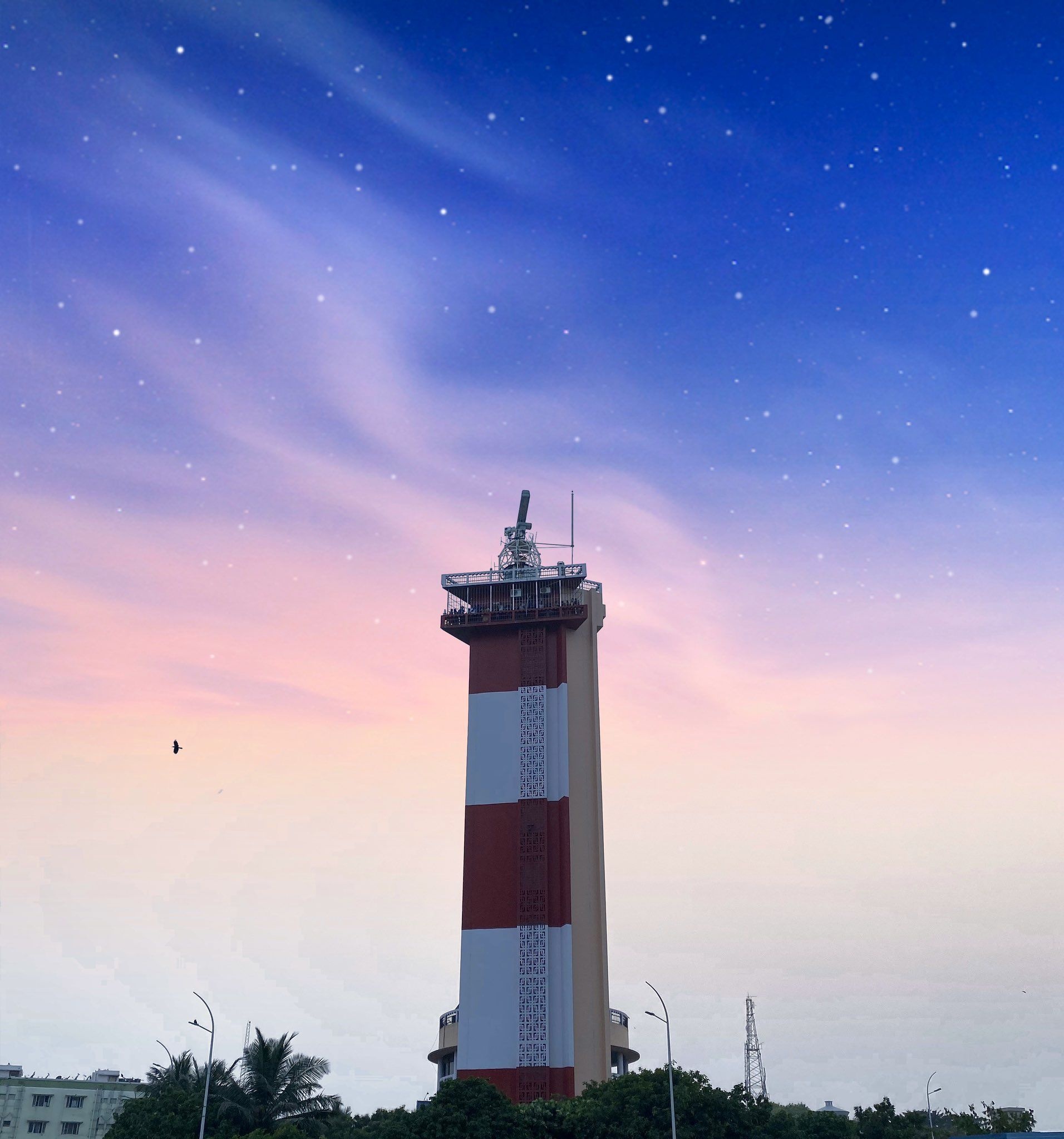 Chennai Lighthouse, Marina Beach Wallpaper, 1920x2050 HD Phone
