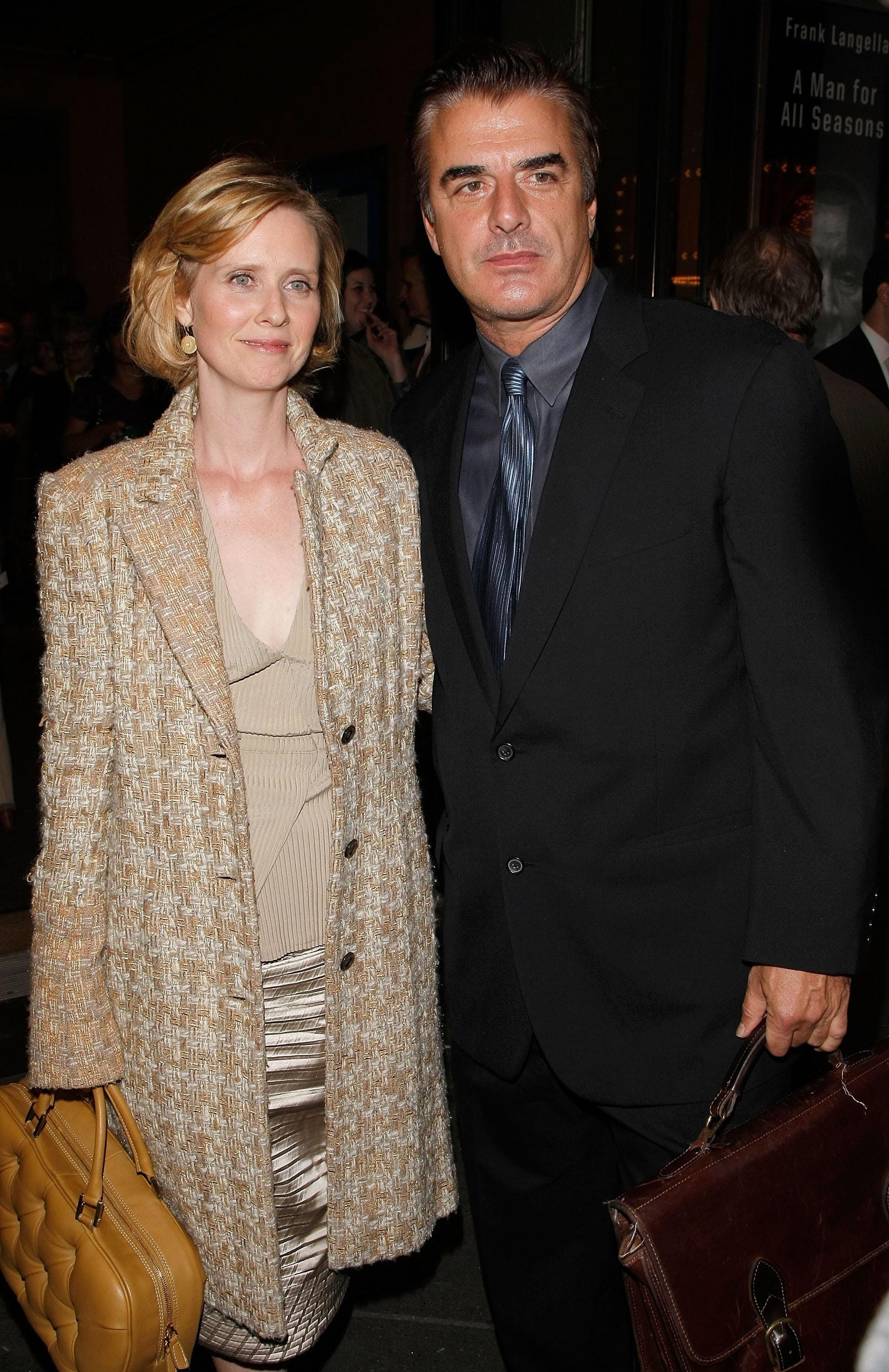 Cynthia Nixon, Chris Noth, Cut out, Finale, 1950x3000 HD Phone