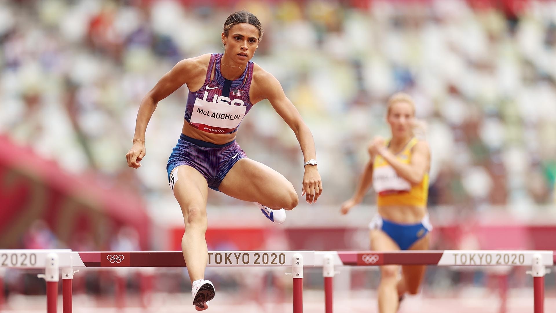 Sydney McLaughlin, Hurdling Wallpaper, 1920x1080 Full HD Desktop