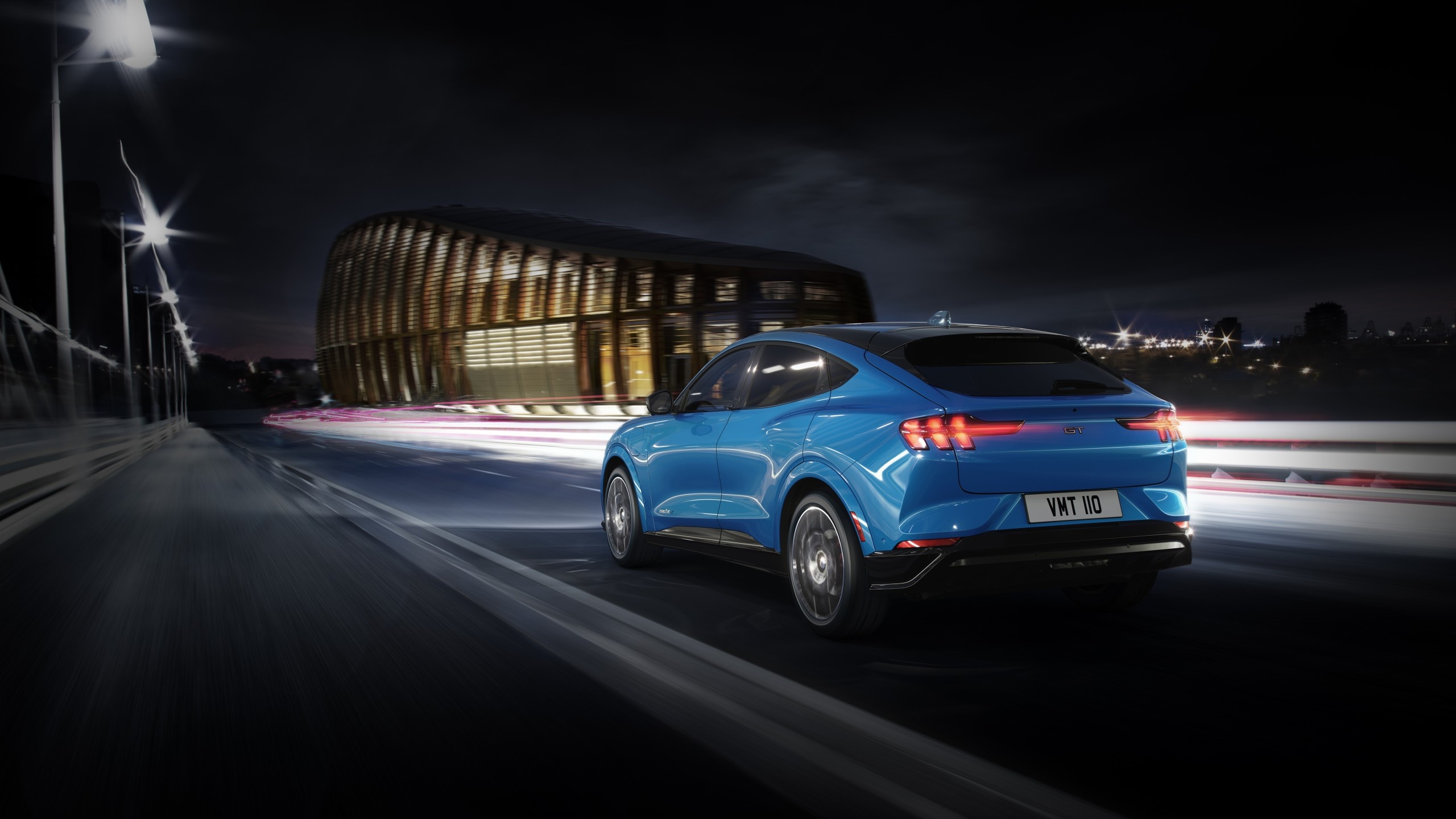 Ford Mustang Mach-E, Electric crossover, GT performance, Cars and bikes, 2560x1440 HD Desktop