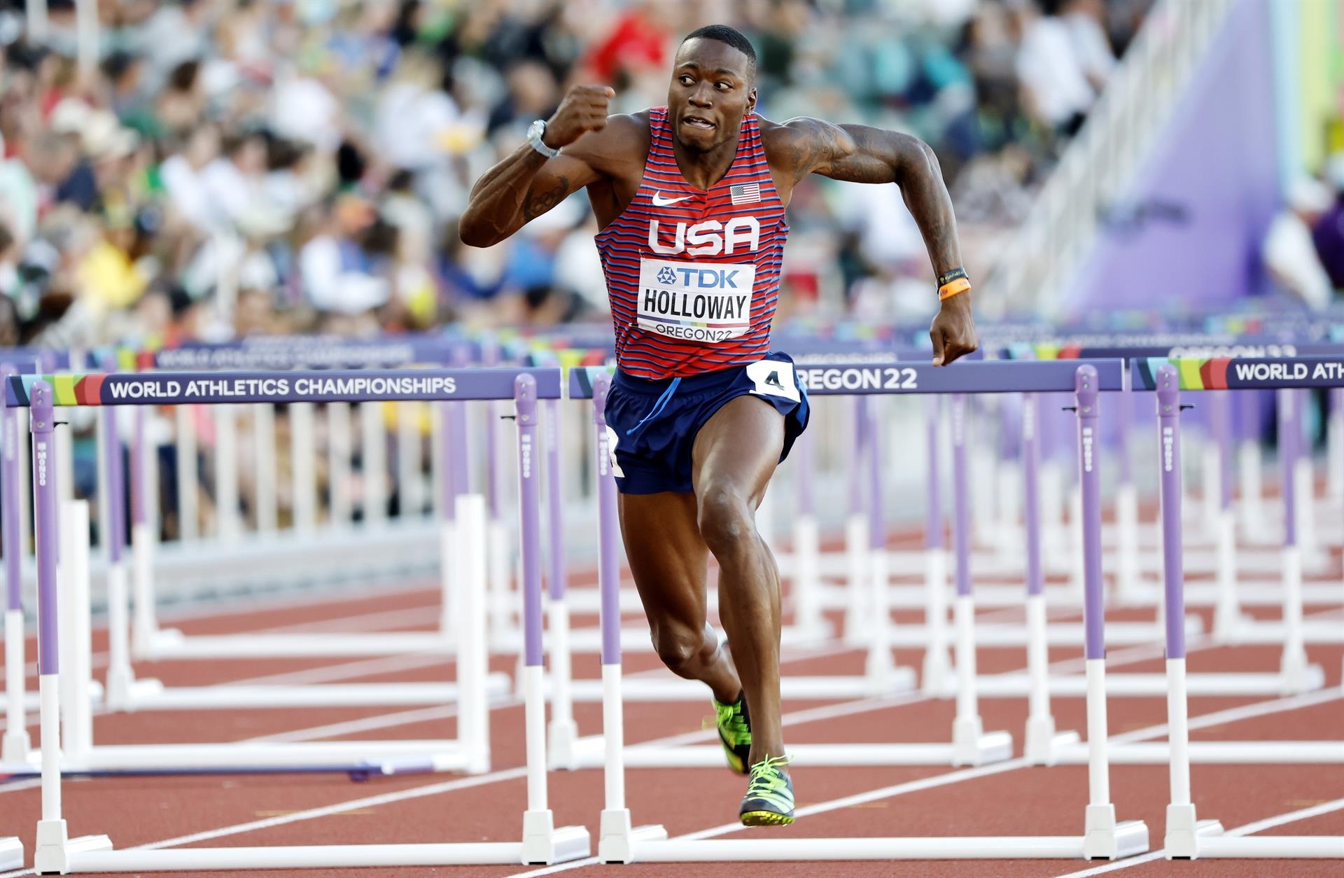 Grant Holloway, Revalida ttulo en 110 metros vallas, 1920x1260 HD Desktop