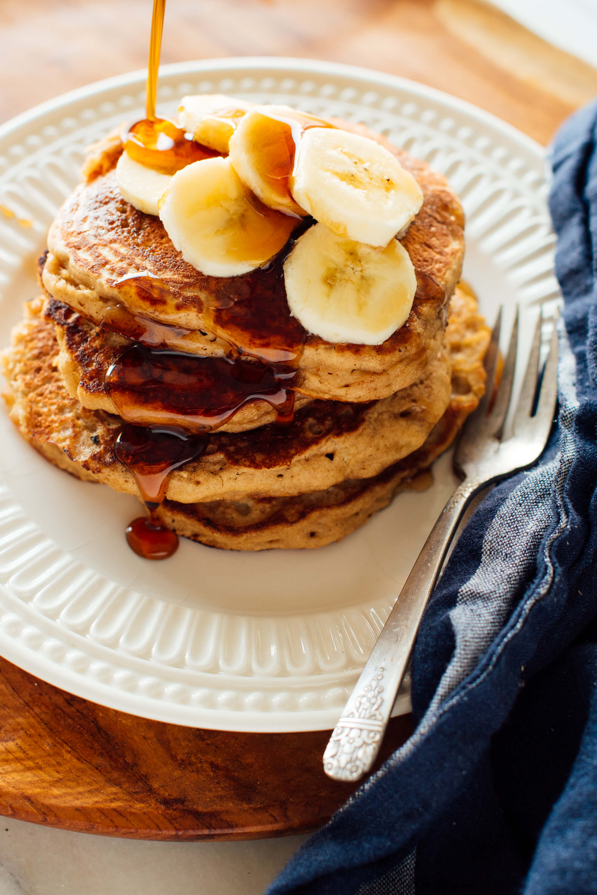 Whole wheat banana, Pancakes Wallpaper, 2000x3000 HD Phone