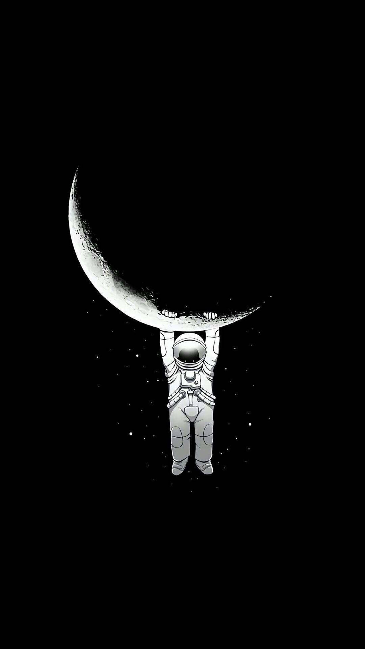 Astronaut, Android Wallpaper, 1270x2250 HD Phone