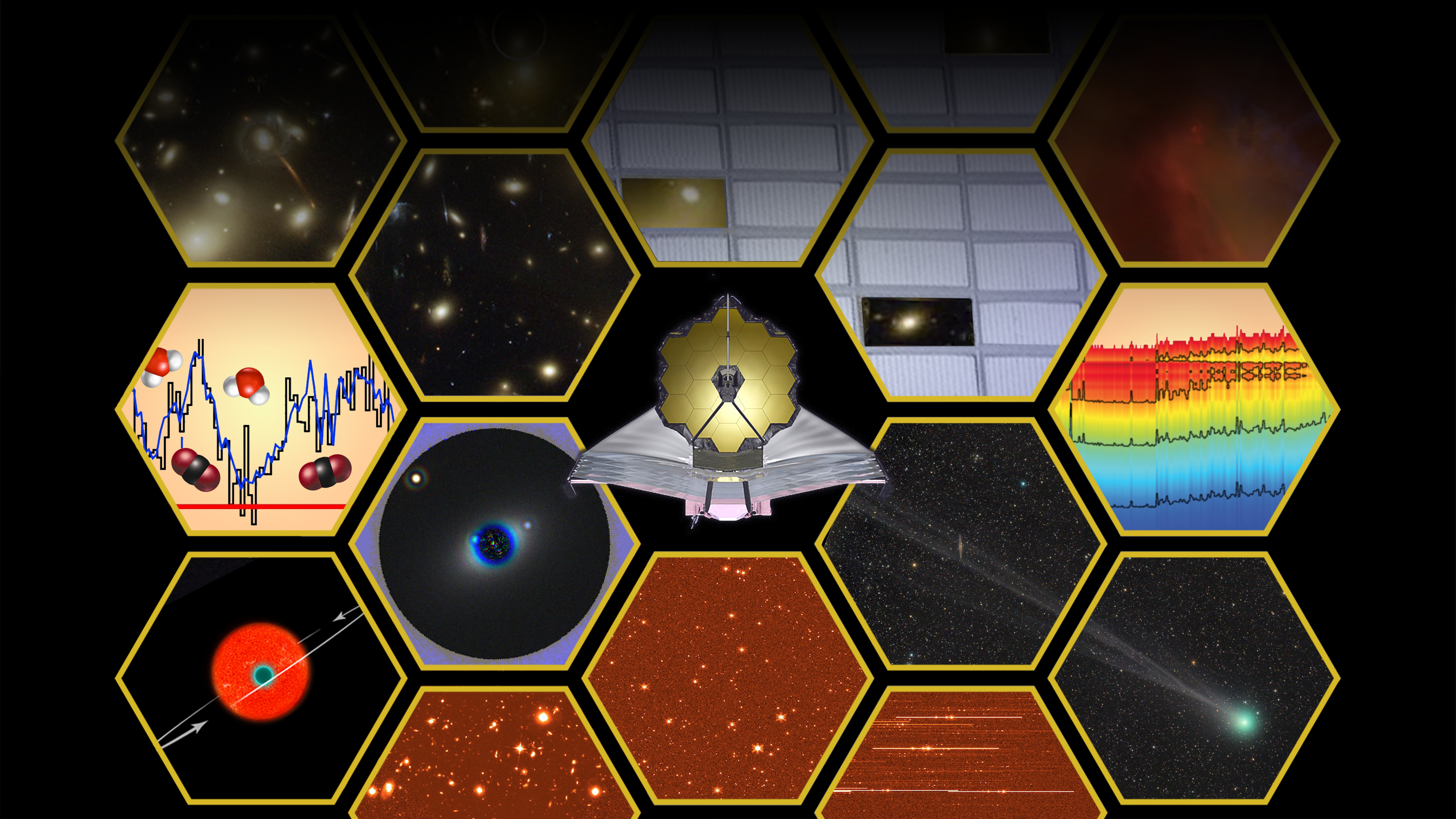 James Webb Telescope, Early science observations, Digital revolution, 3600x2030 HD Desktop